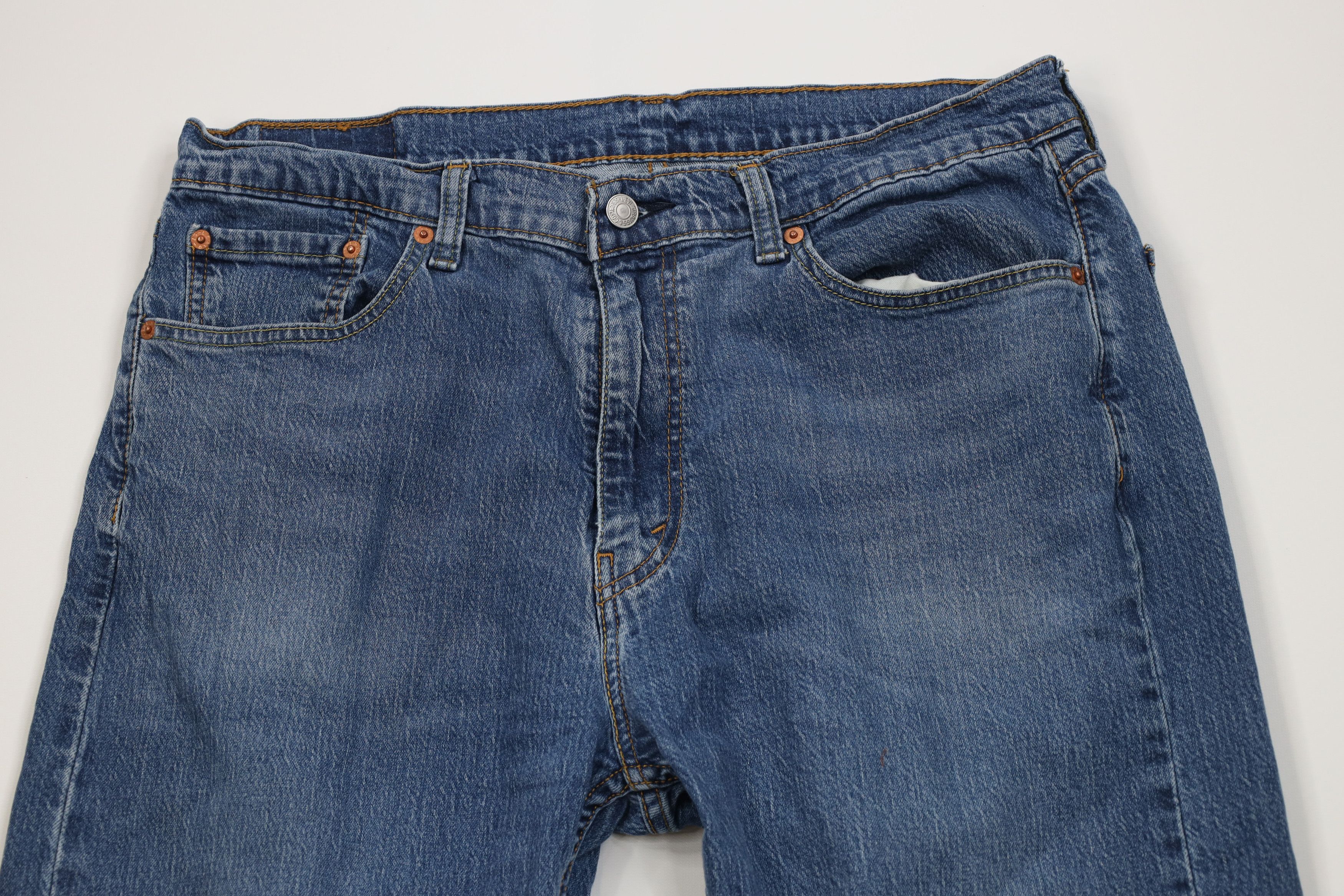 Levi's Vintage Y2K Levis 505 Regular Straight Leg Denim Jeans Size US 36 / EU 52 - 2 Thumbnail