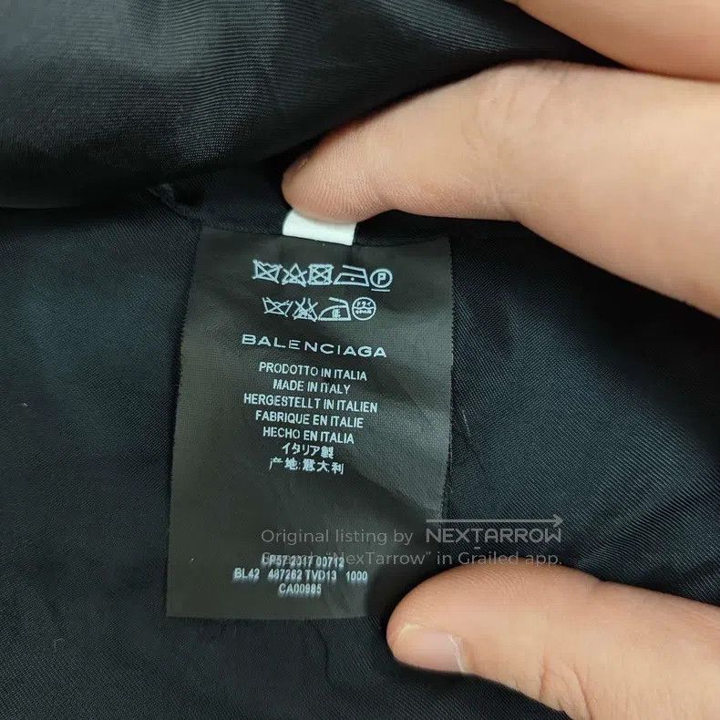 Balenciaga Balenciaga Coke wave cotton coat Size US S / EU 44-46 / 1 - 4 Thumbnail