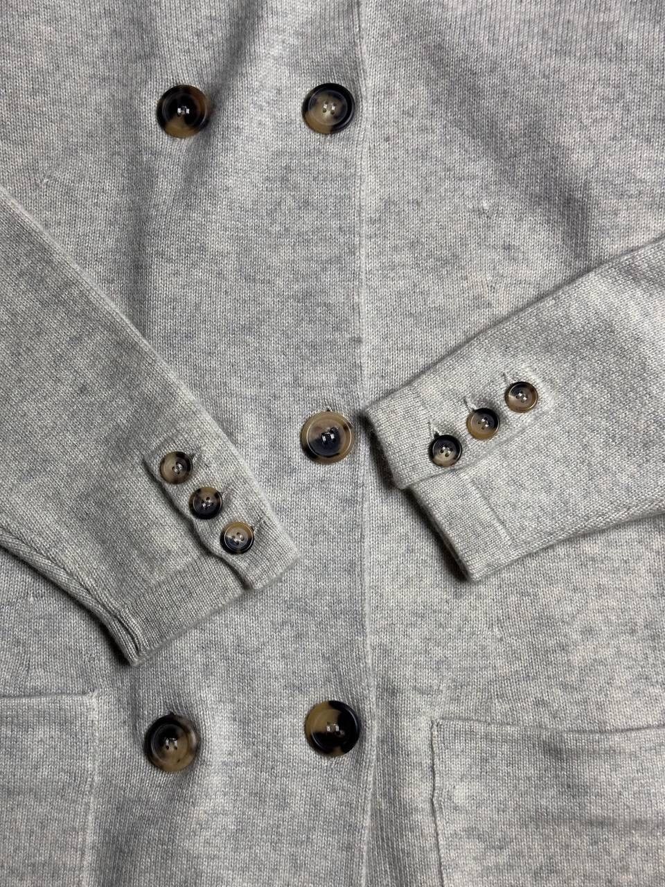 Brunello Cucinelli Brunello Cucinelli Cashmere Breasted Knit Coat Cardigan Size S / US 4 / IT 40 - 8 Thumbnail