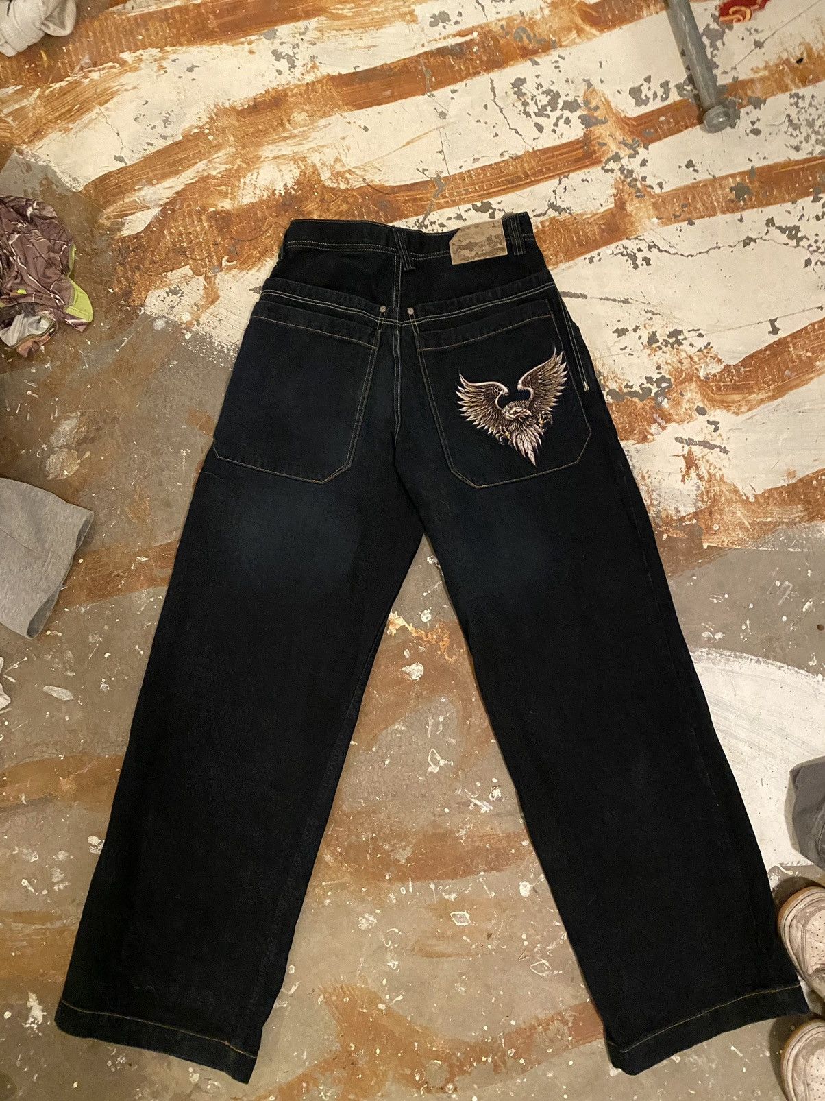 JNCO Vintage eagle jnco jeans Size US 30 / EU 46 - 1 Thumbnail