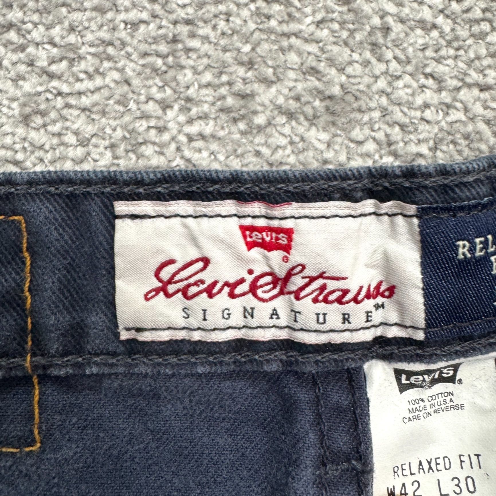 Levi's VINTAGE Levi's Jeans Men 42 Relaxed Fit 90s Y2K Straight Twill Blue Rocker Streetwear Size US 42 / EU 58 - 7 Thumbnail