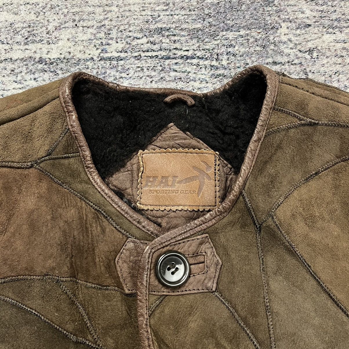 Hai Sporting Gear × Issey Miyake Vintage 90s Hai Sporting Gear patchwork leather jacket Size US M / EU 48-50 / 2 - 6 Thumbnail