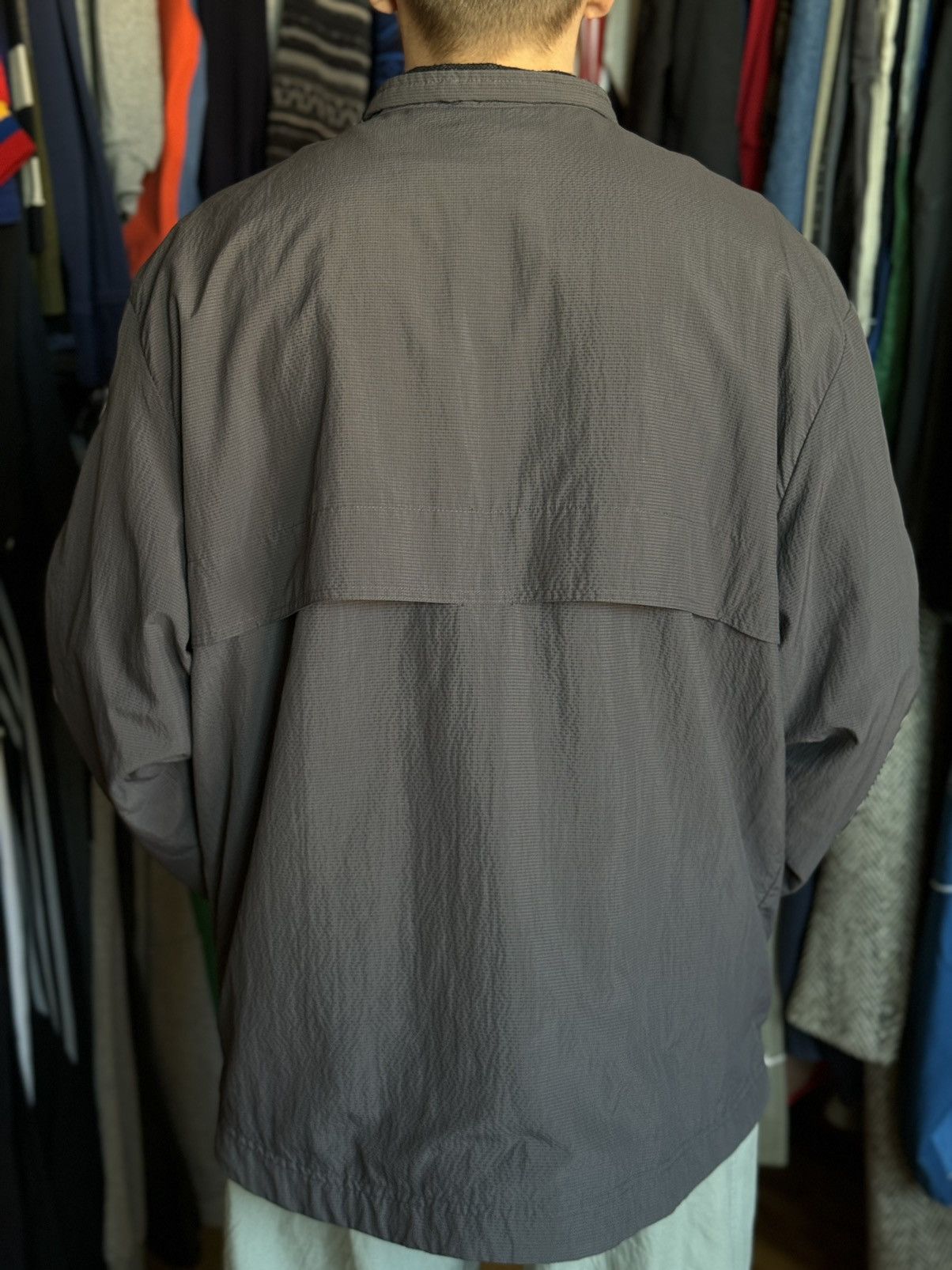 Nike × Vintage Vintage Nike Court 90s Nylon Track Jacket Windbreaker L XL Size US XL / EU 56 / 4 - 3 Thumbnail