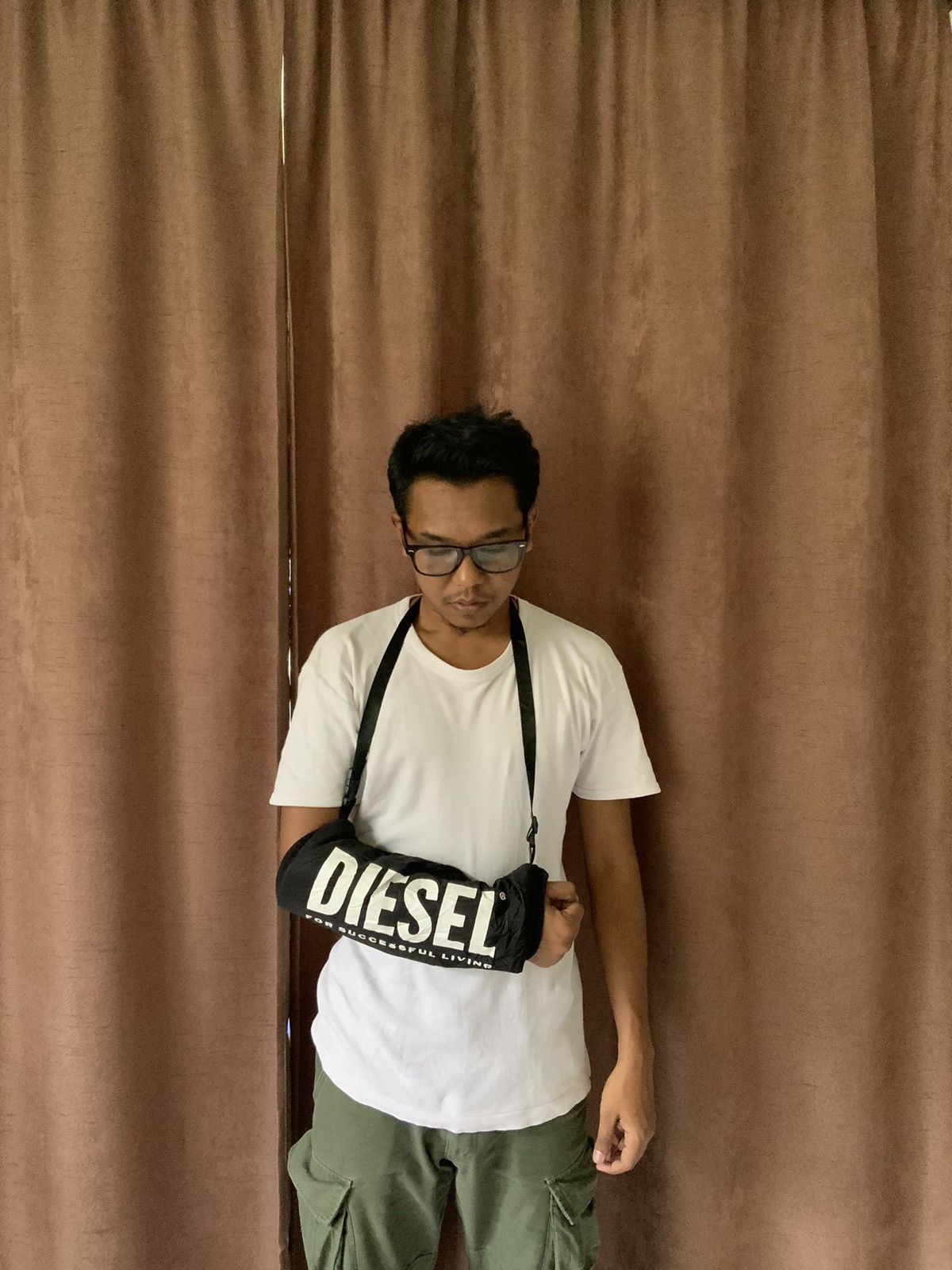 Seditionaries Diesel Black Arm Sling Include Mini Pocket Bag Size ONE SIZE - 1 Thumbnail