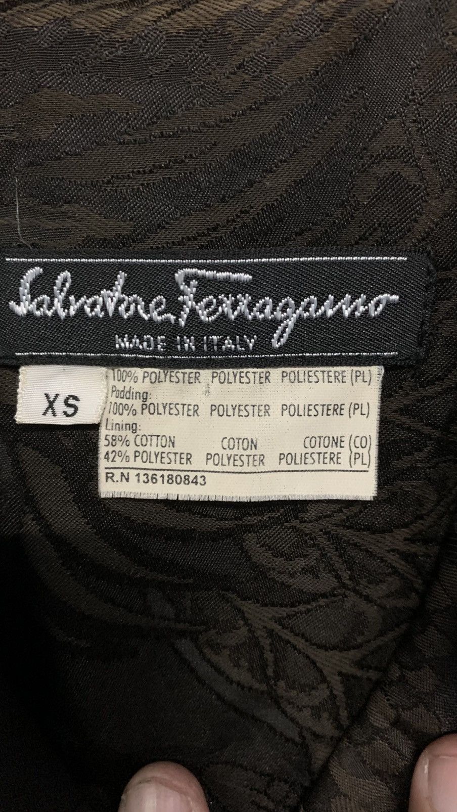 Salvatore Ferragamo × Vintage Vintage Salvatore Ferragomo Jacket Size US XS / EU 42 / 0 - 7 Thumbnail