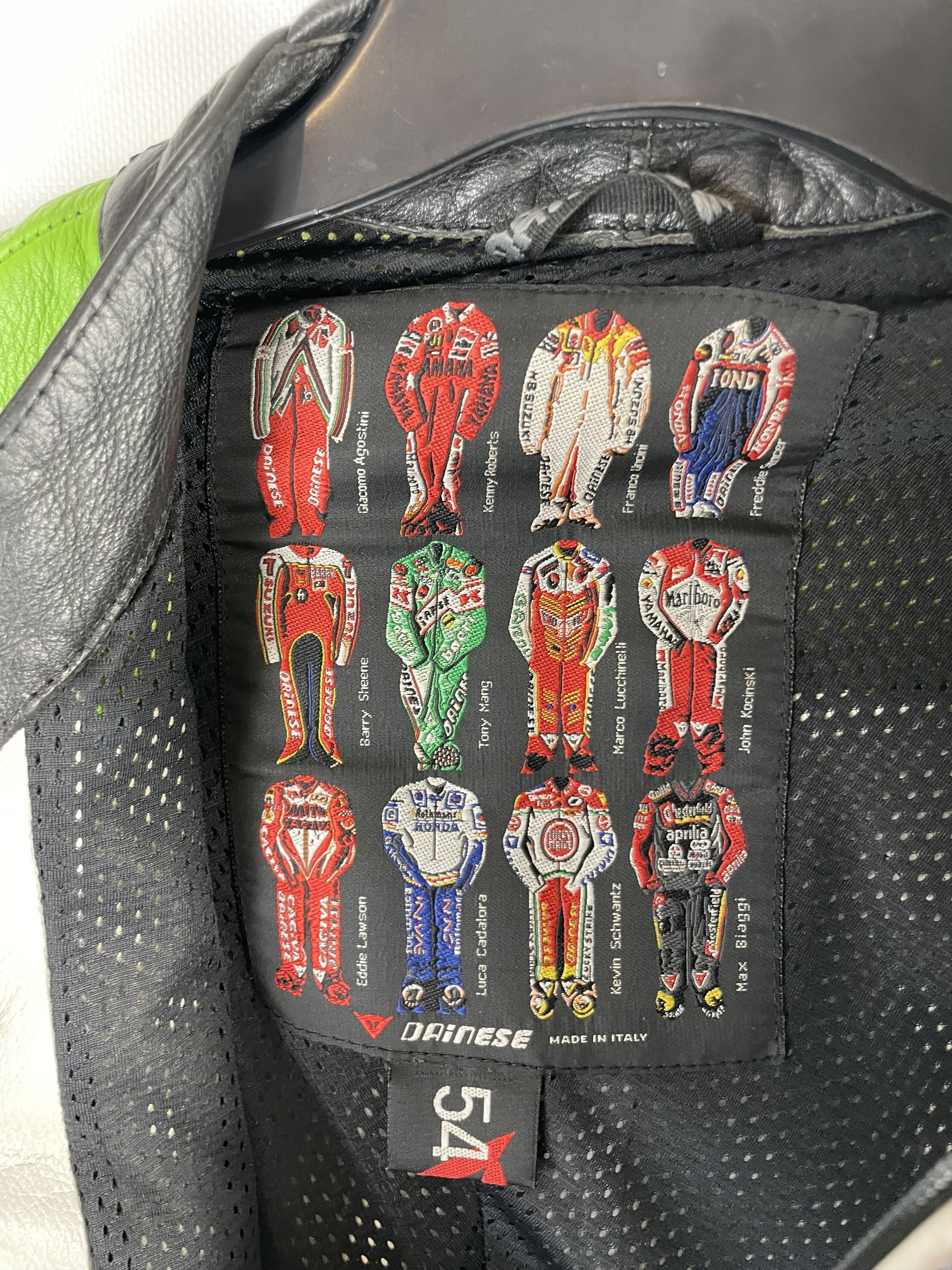 Dainese VINTAGE DAINESE LEATHER JACKET MOTO BIKE RACING Size US M / EU 48-50 / 2 - 8 Thumbnail