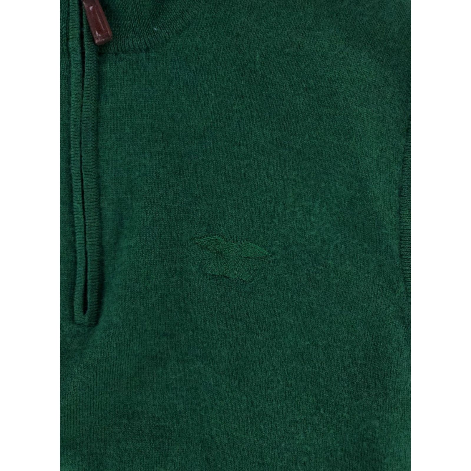 Peter Millar Peter Millar Sweater Vest 1/4 100% Merino Wool Green Mens XL Size US XL / EU 56 / 4 - 2 Thumbnail