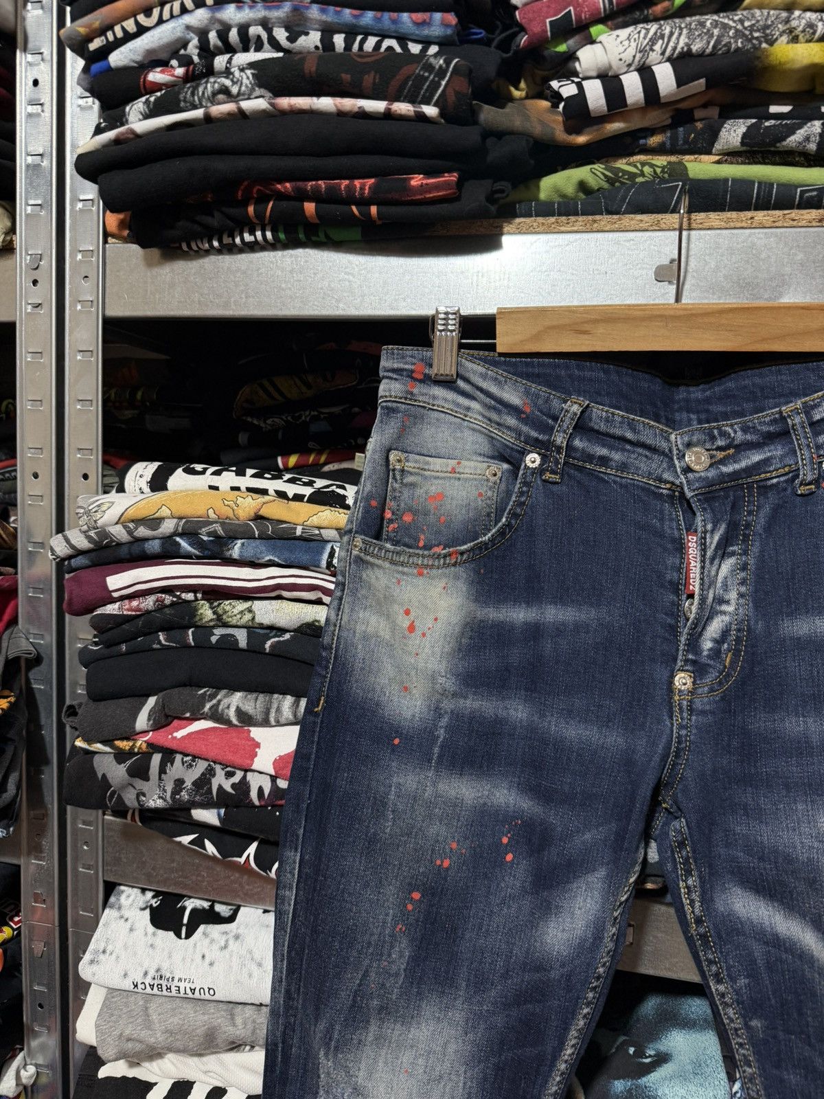 Dsquared2 Rare Luxury Dsquared2 Distressed Denim Navy Jeans Size 46 Size US 30 / EU 46 - 3 Thumbnail
