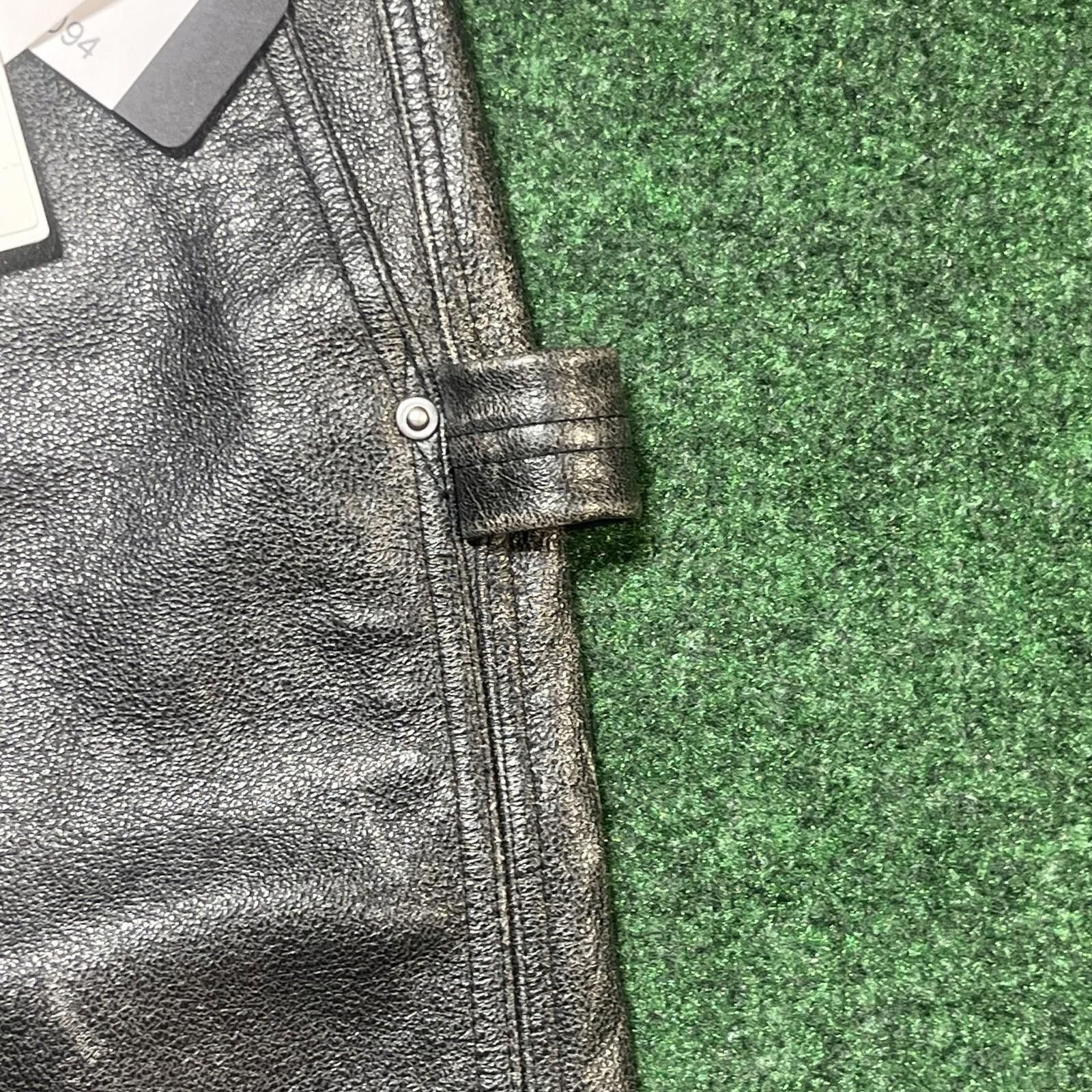 Helmut Lang Helmut Lang LTHR Carpenter Black 34 Size US 34 / EU 50 - 4 Thumbnail