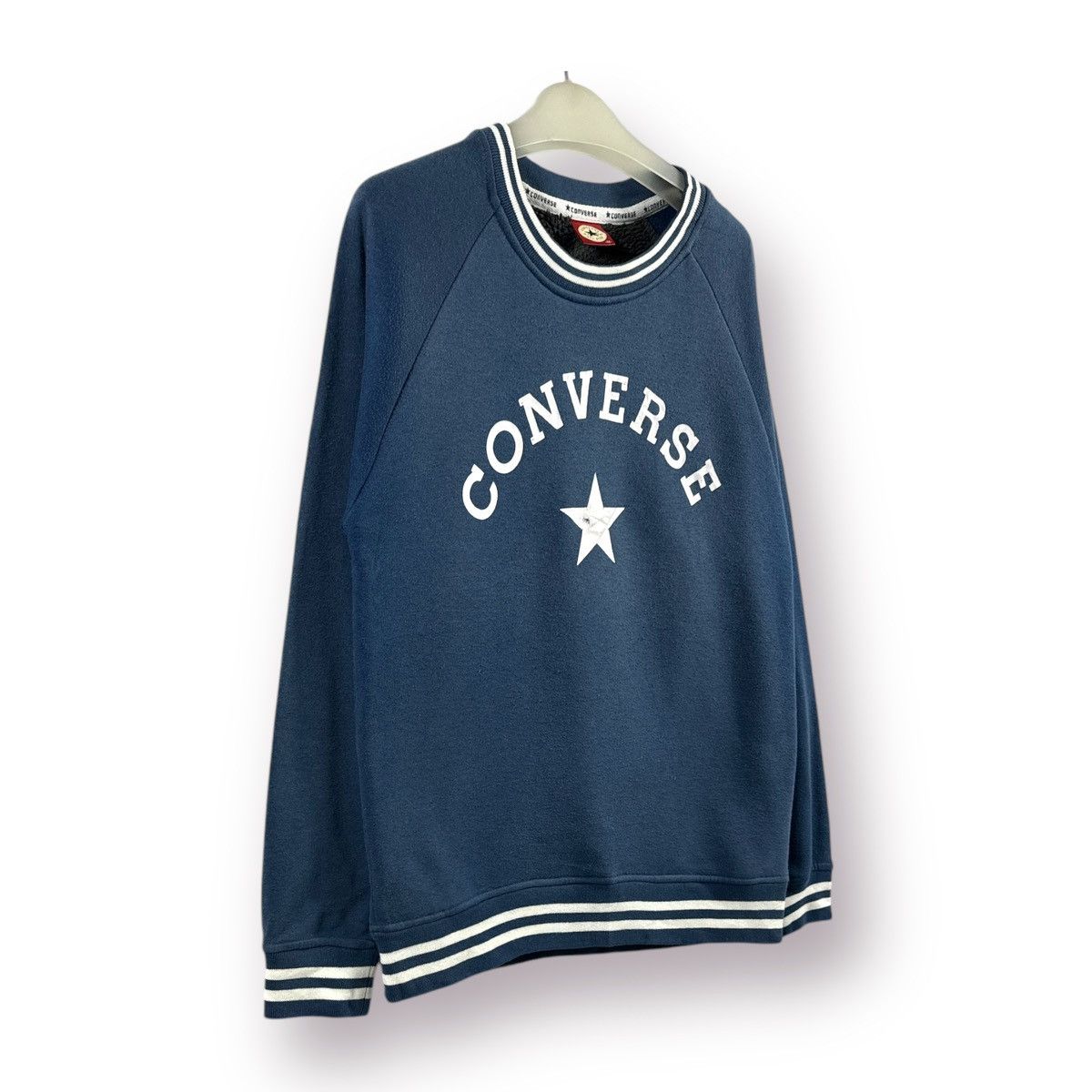 Converse × Vintage ⚡️Y2K CONVERSE CHUCK TAYLOR SWEATSHIRT BIG LOGO Size US S / EU 44-46 / 1 - 3 Thumbnail