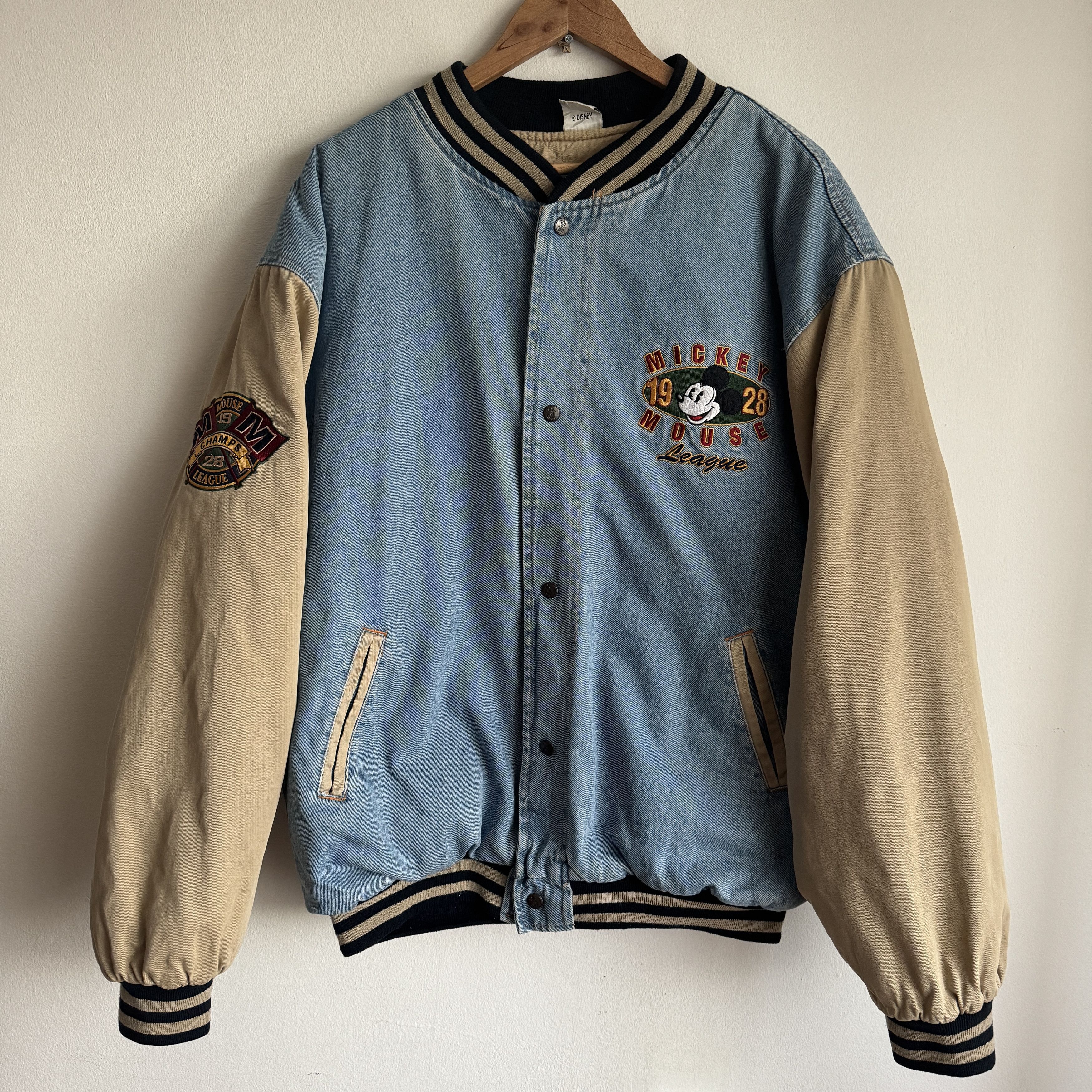 Mickey Mouse Disney Mickey Mouse 1928 Varsity Jacket Vintage XL-XXL Size US XXL / EU 58 / 5 - 1 Thumbnail