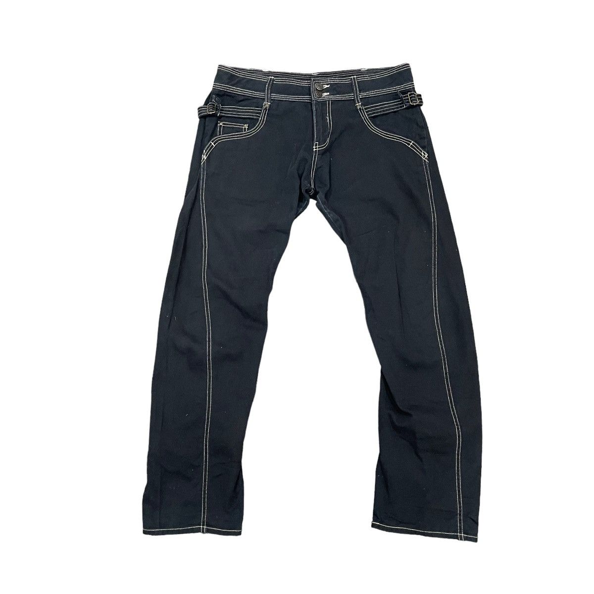 If Six Was Nine × Japanese Brand × True Religion Japanese Brand Clef De Sol Denim Pants Size 34" / US 12 / IT 48 - 2 Thumbnail