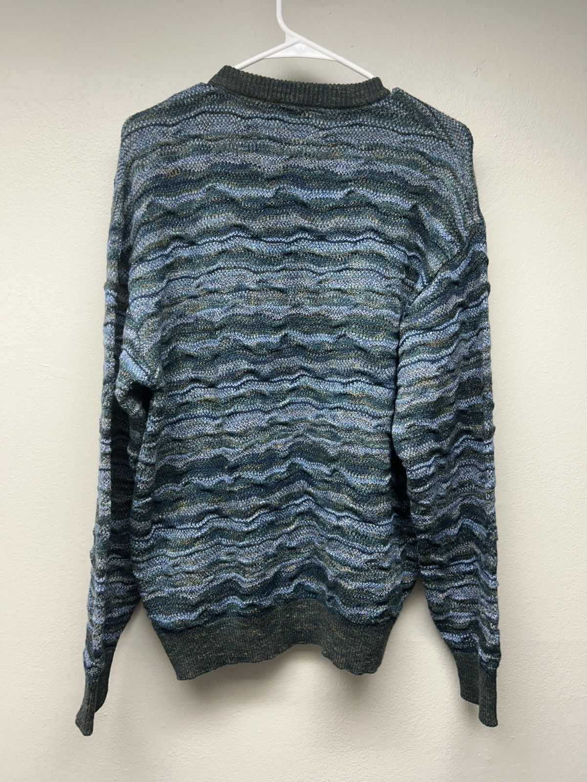 Coogi Vintage Botto Coogi Style Knit Sweater Blue Size US L / EU 52-54 / 3 - 6 Thumbnail