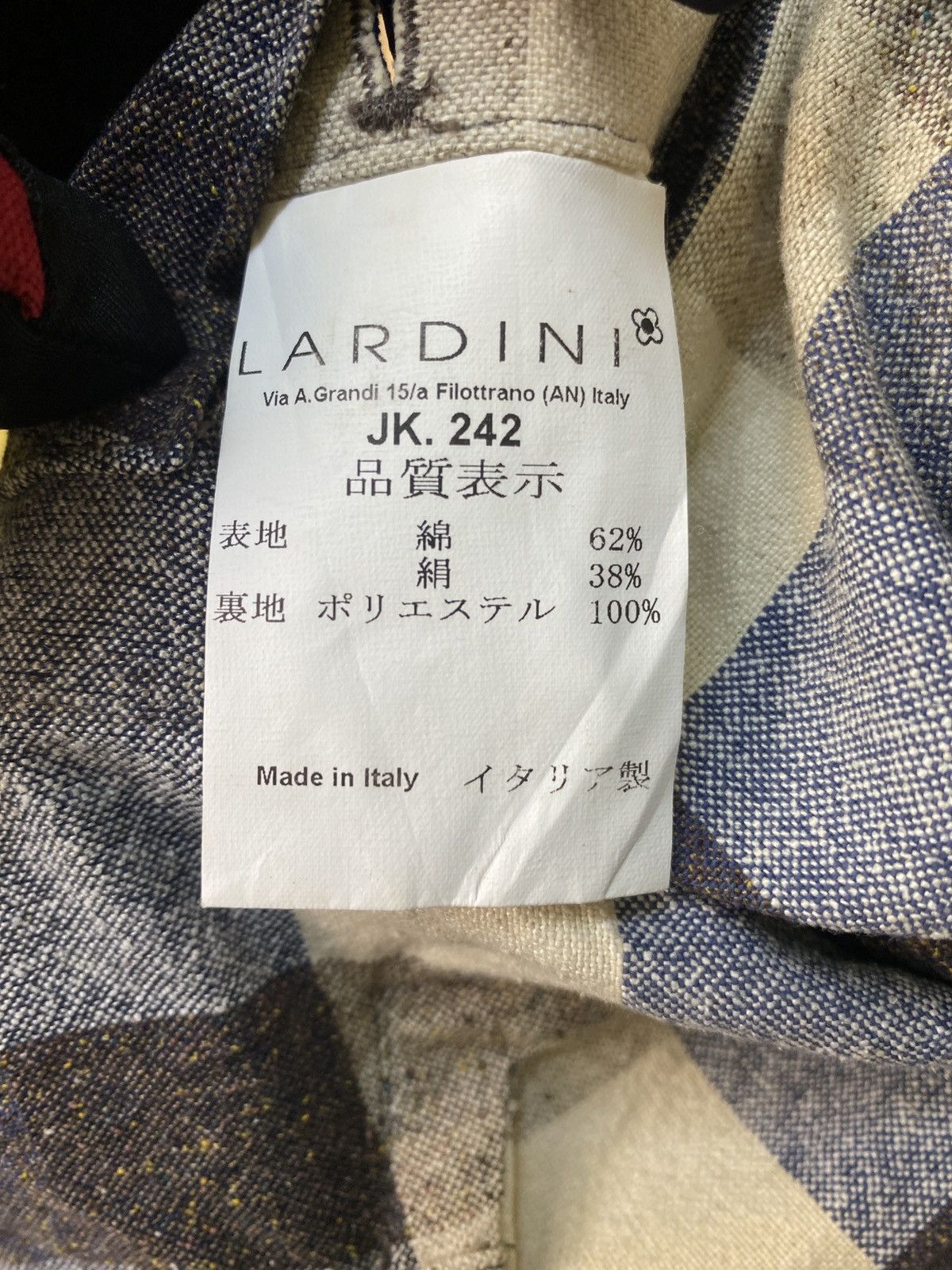 Designer × Lardini Lardini chekered jacket Size US M / EU 48-50 / 2 - 4 Thumbnail