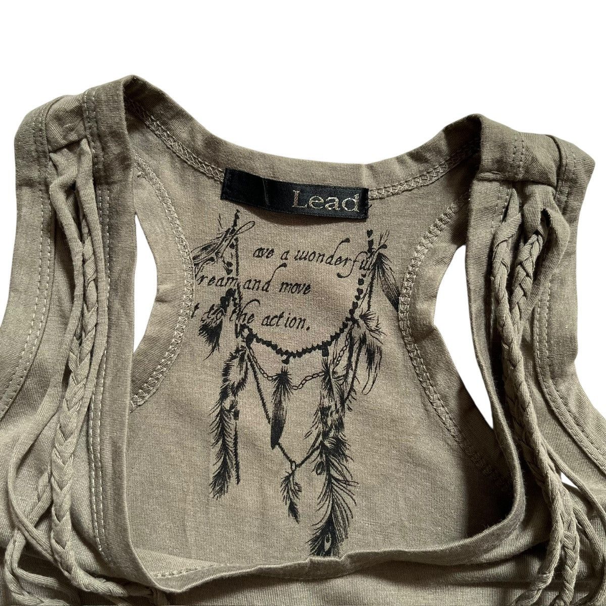 GOA 📢SENDOFFER📢Japanese Lead Necklace Style Tank Top Size S / US 4 / IT 40 - 4 Thumbnail