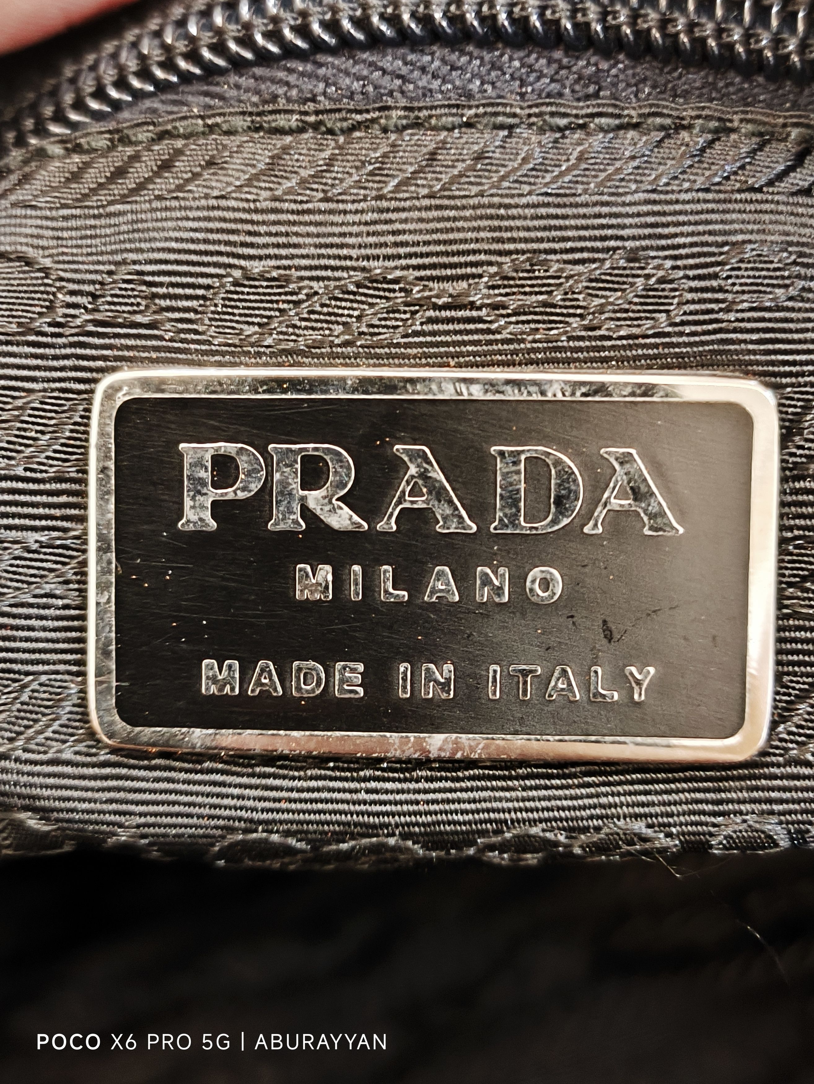 Prada Prada Tessuto Nylon Black Shoulder Bag Size ONE SIZE - 8 Thumbnail