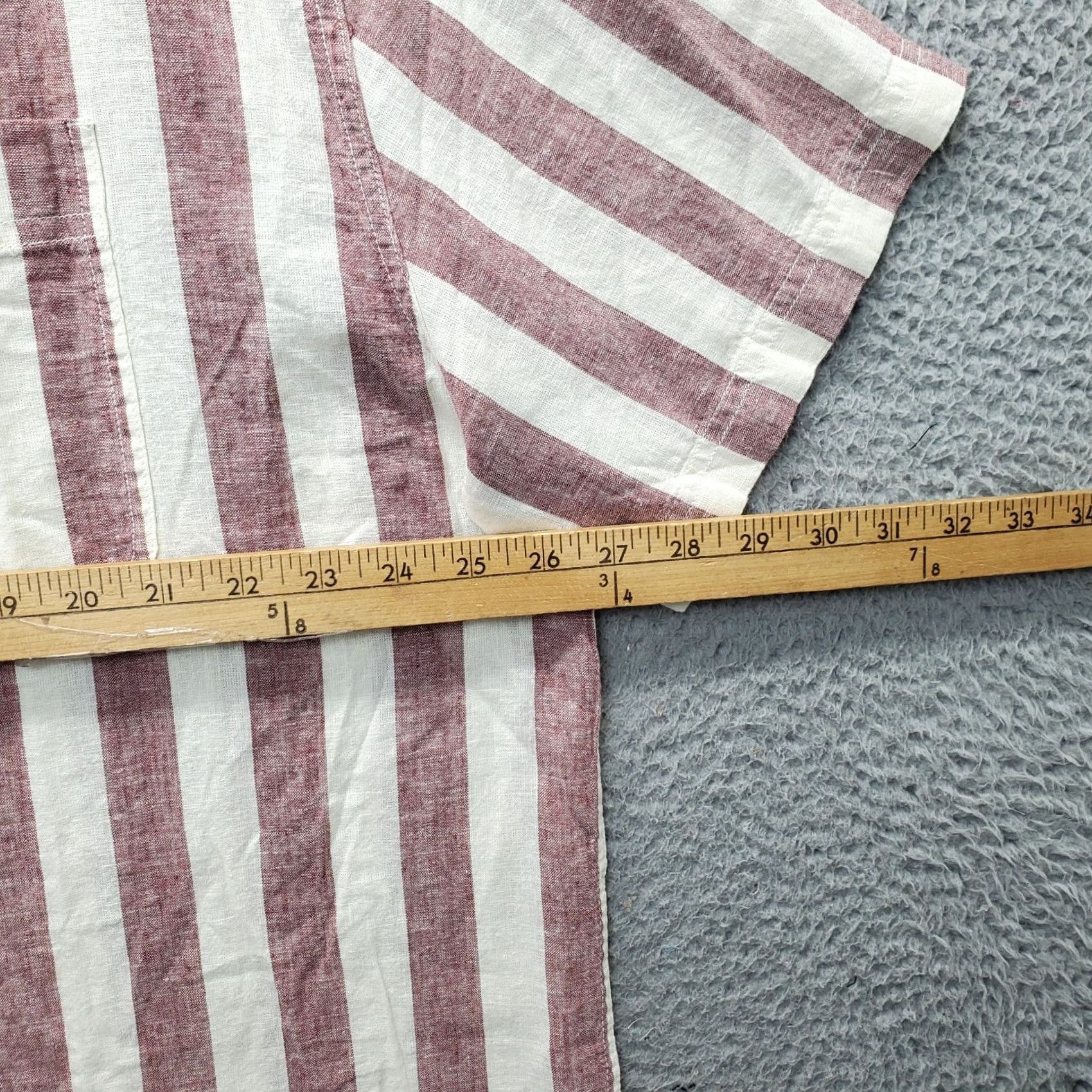 American Eagle Outfitters American Eagle Outfitters Shirt Men XL Multi Striped Short Sleeve Slit Button Up Mens XS? Size US XL / EU 56 / 4 - 4 Thumbnail