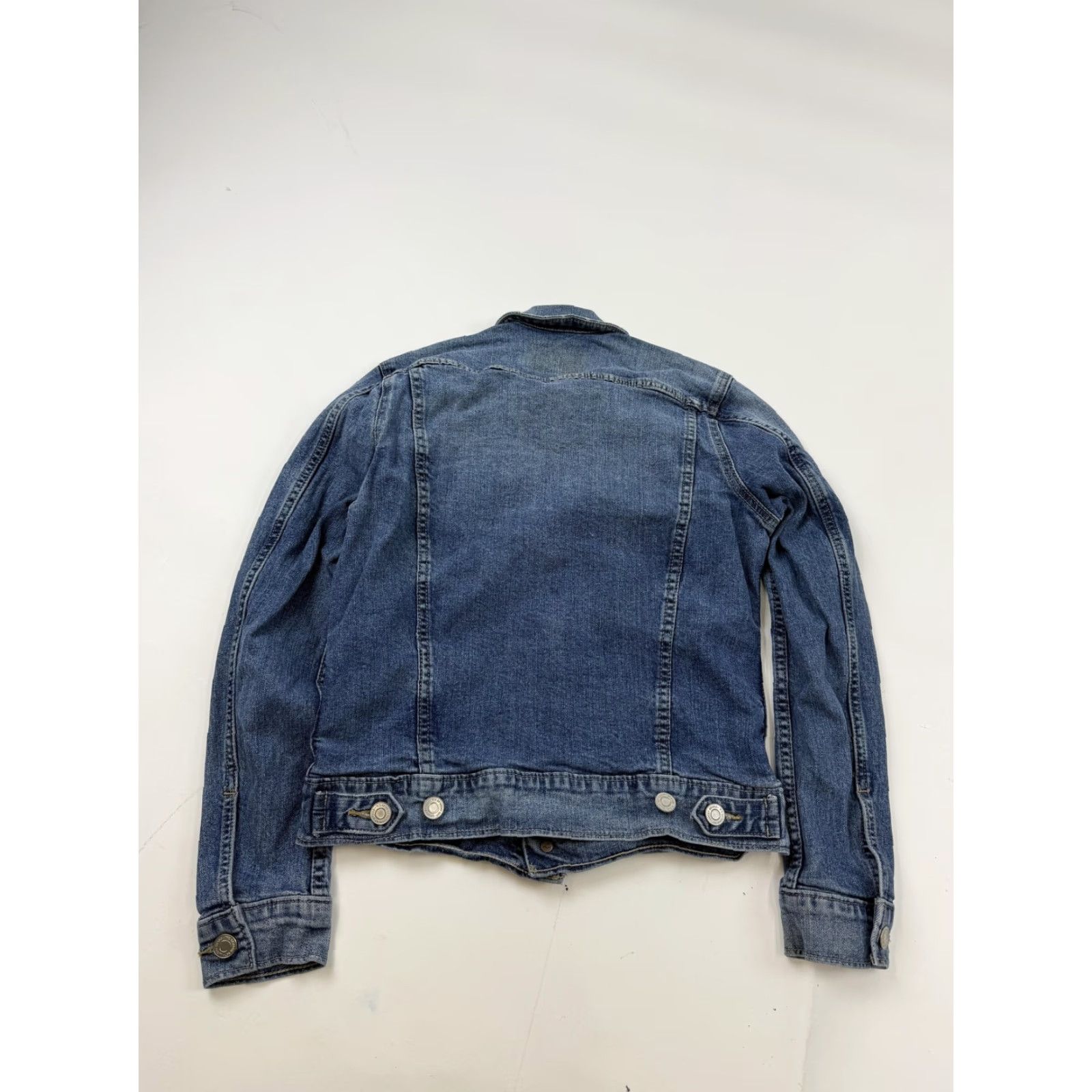 Lucky Brand Lucky Brand Jacket Womens XS Blue Denim Tomboy Trucker Button Front Casual Size XS / US 0-2 / IT 36-38 - 6 Thumbnail