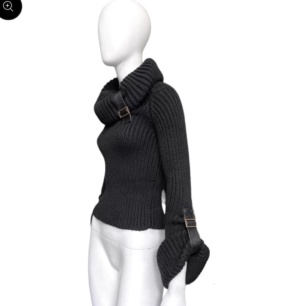 Gucci Gucci Fall 2003 Tom Chunky Cropped Knit Turtleneck Sweater Size S / US 4 / IT 40 - 2 Thumbnail