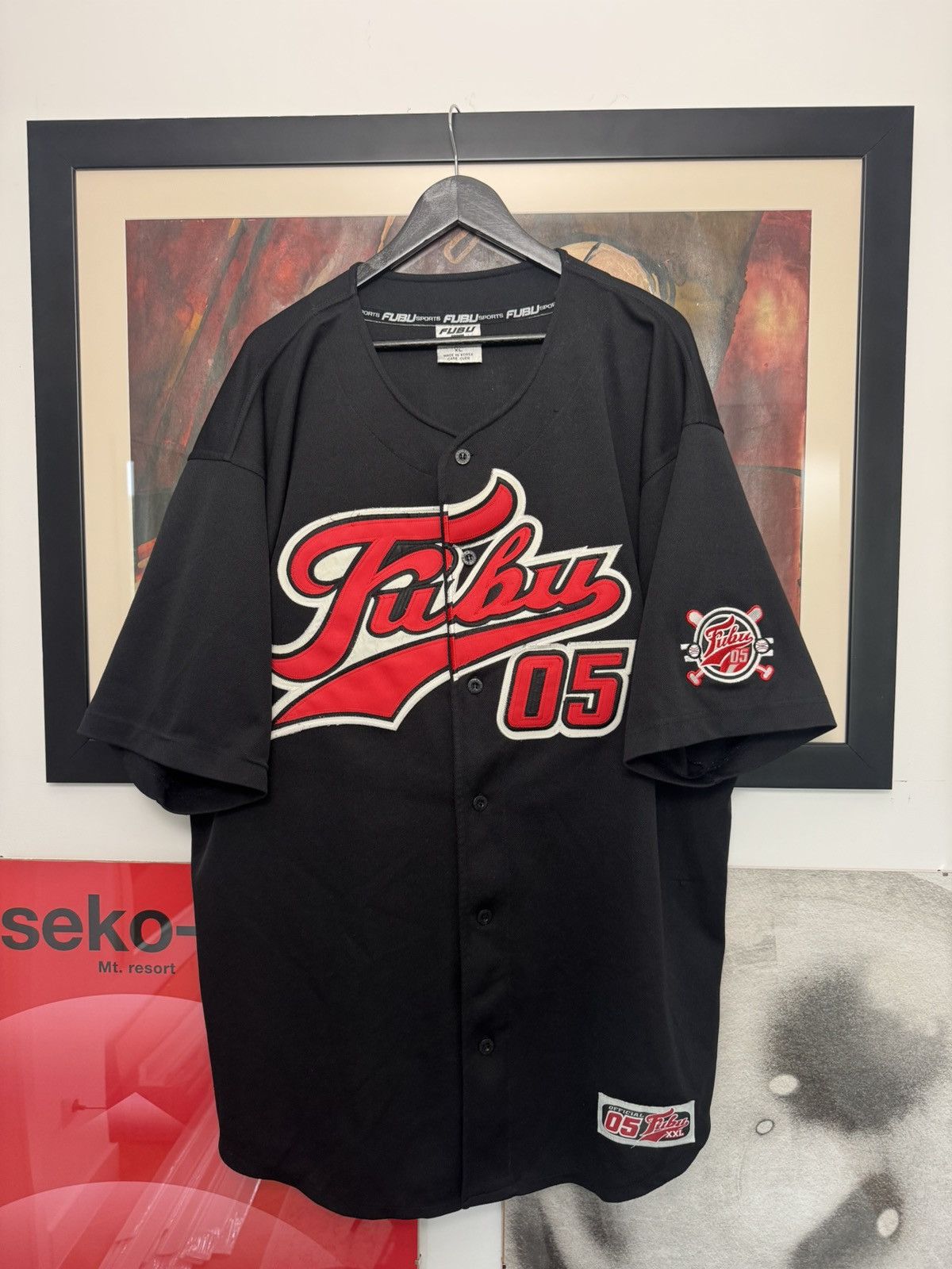 Fubu Fubu Vintage Rap Sport Jersey USA Rare Hype Skate Baseball Size US XL / EU 56 / 4 - 1 Thumbnail