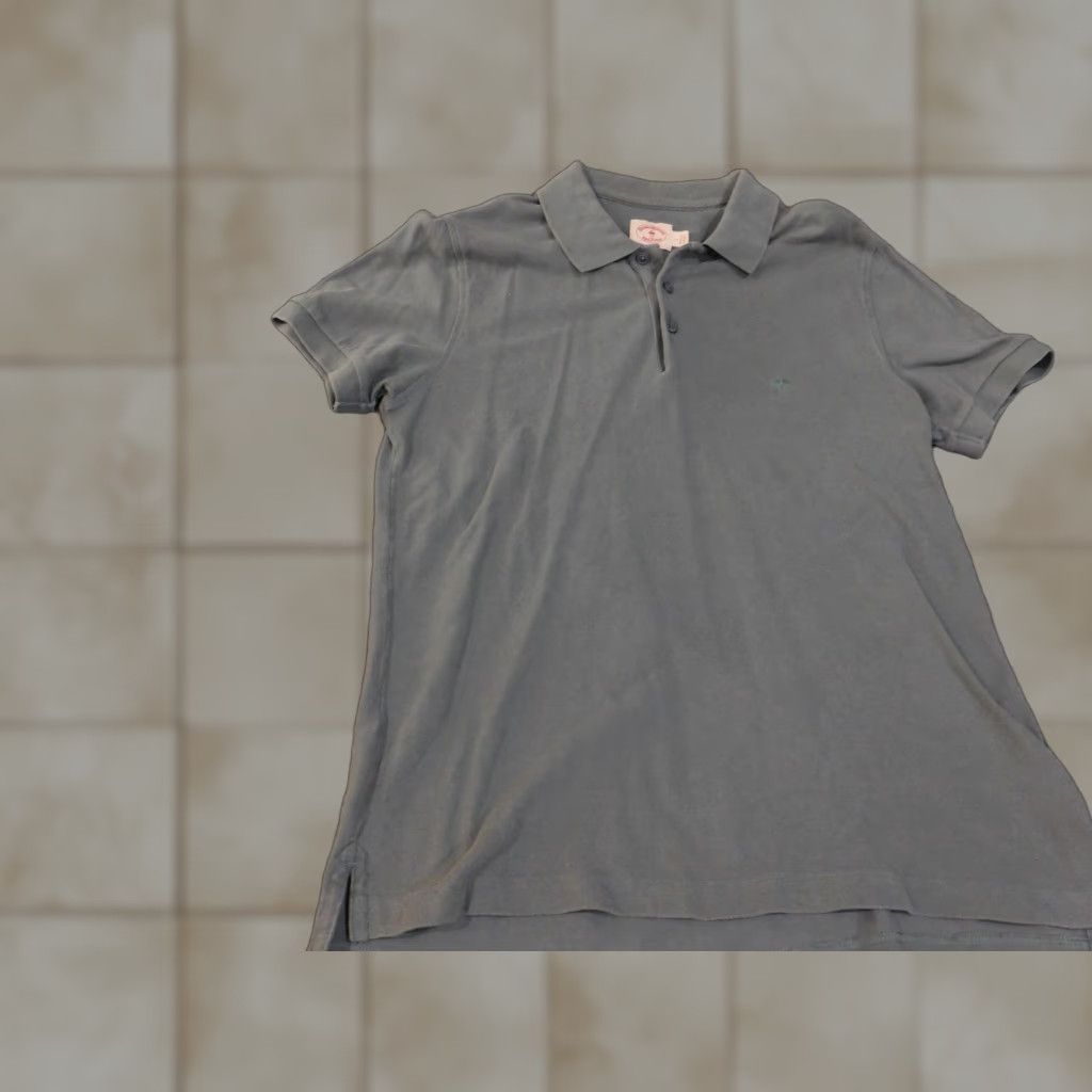 Brooks Brothers Brooks Brothers Red Fleece Polo Shirt Mens Large Gray Short Sleeve Classic Golf Shirt Size US L / EU 52-54 / 3 - 1 Thumbnail