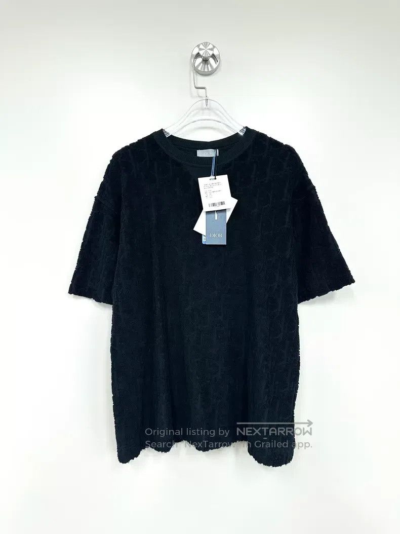 Dior Dior Black old flower full-print logo towel short sleeves Size US XS / EU 42 / 0 - 1 Thumbnail