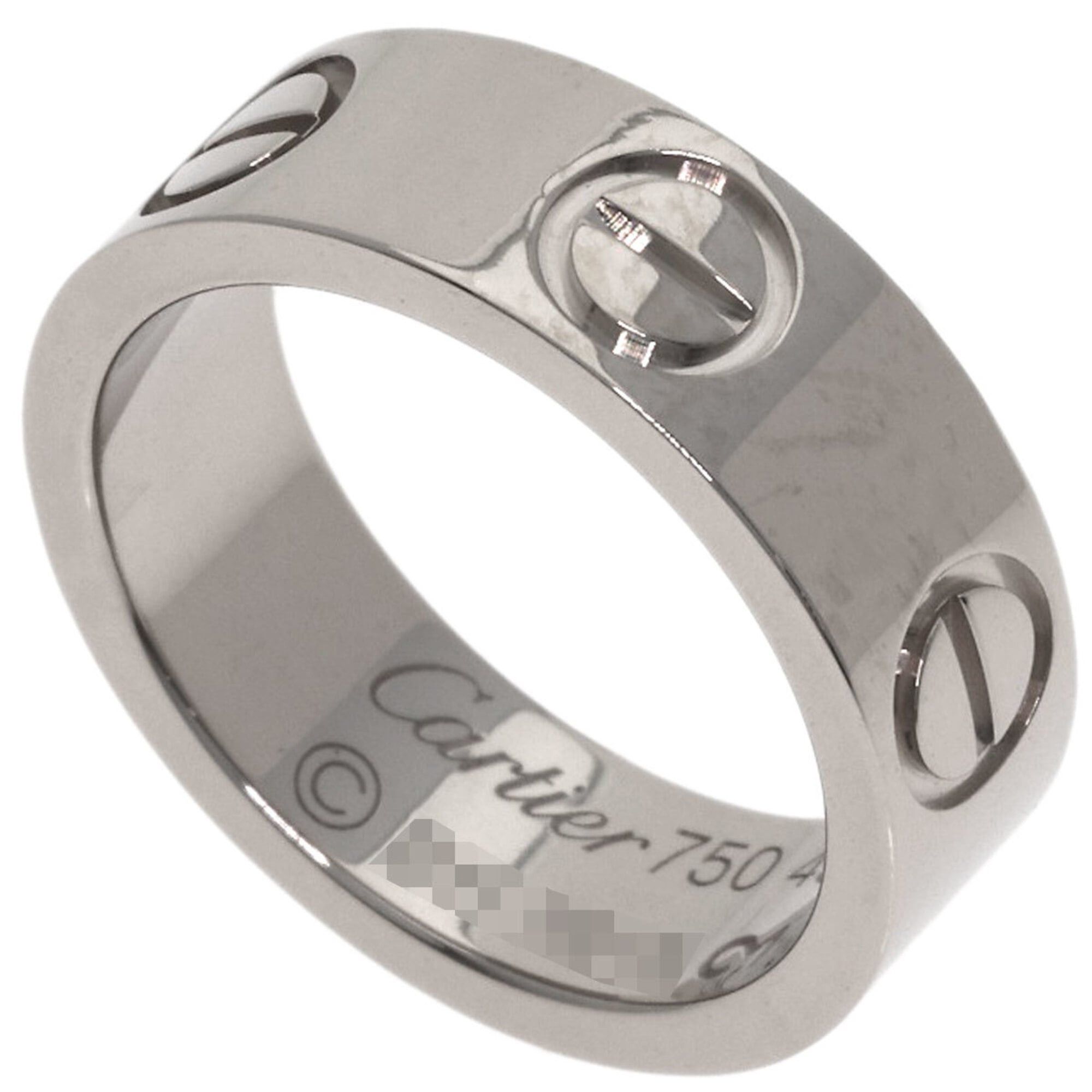 Cartier Cartier Love Ring #45, 18K White Gold, Women's Ring, CARTIER Size ONE SIZE - 1 Thumbnail