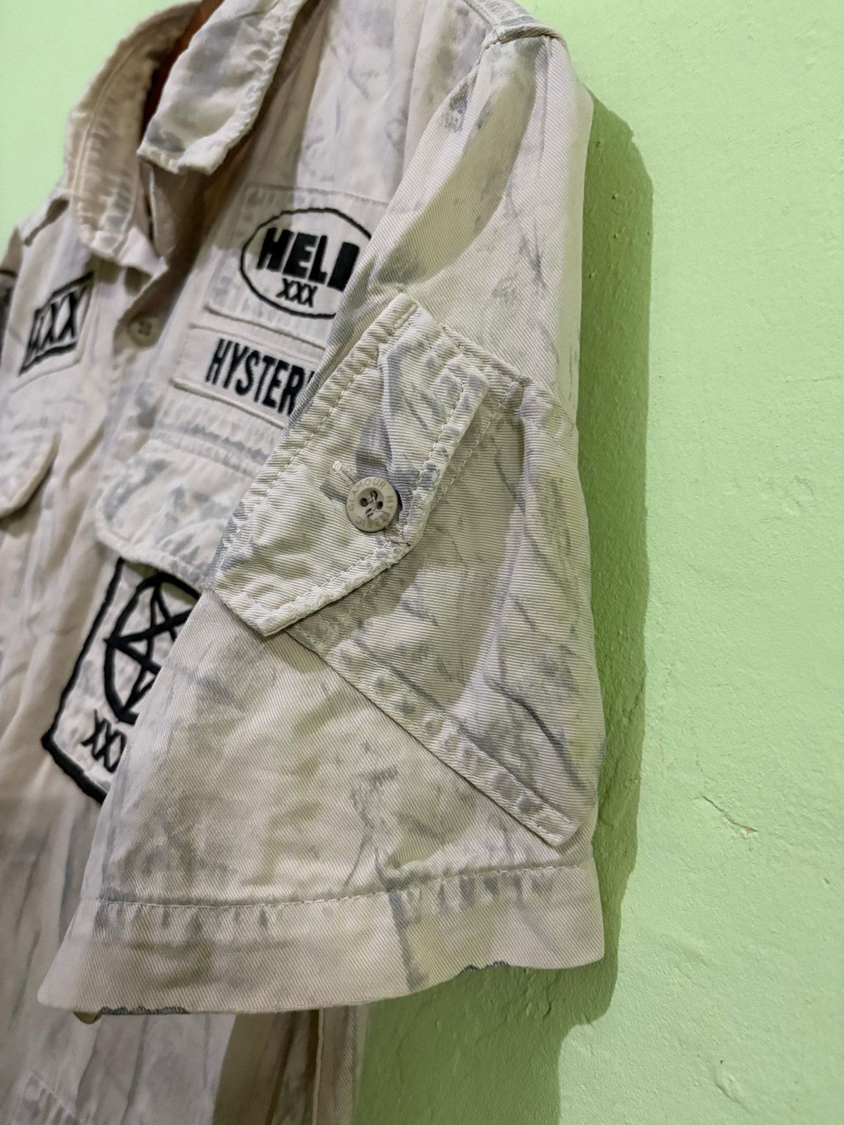 Hysteric Glamour VTG Hysteric Glamour For Rebel Button Up shirt HellXXX Size US M / EU 48-50 / 2 - 12 Thumbnail