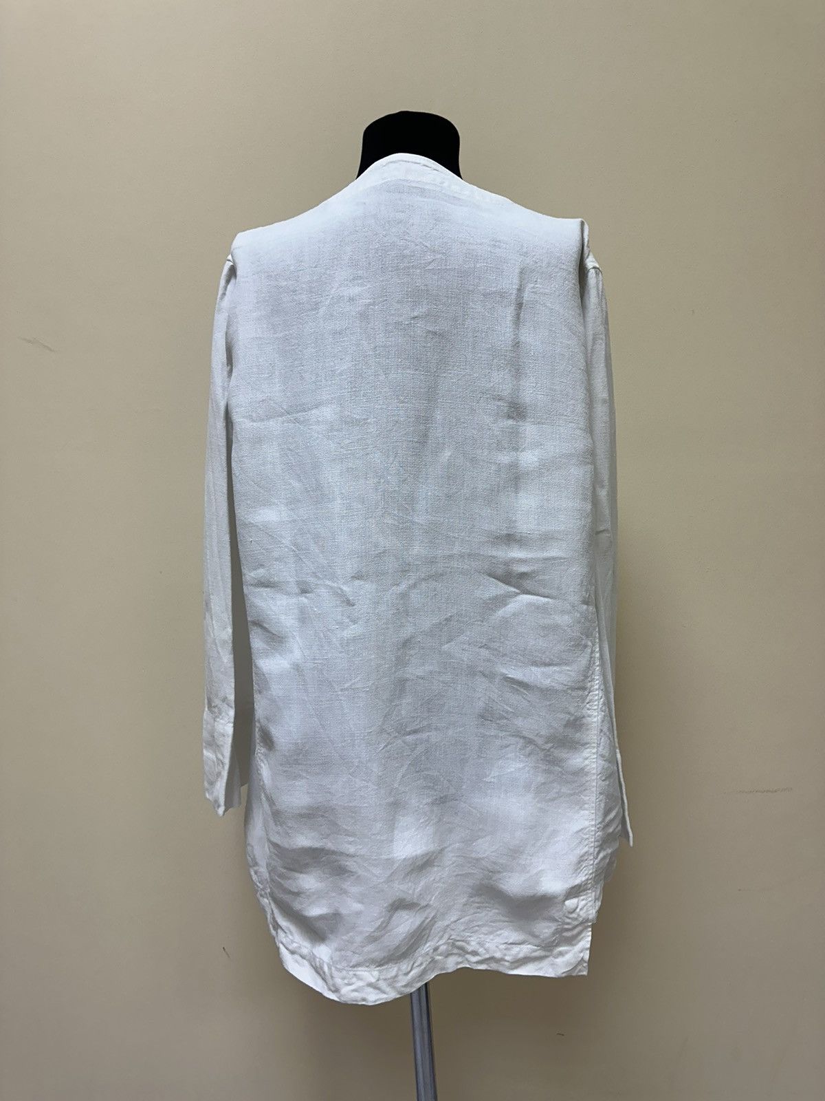 Designer × OSKA Cardigan Oska 5 100% linen White Size XL / US 12-14 / IT 48-50 - 8 Thumbnail