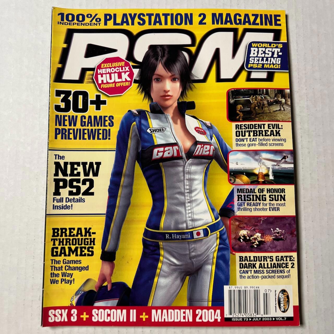 Playstation PSM Magazine #73 JUL 2003 PlayStation 2 Preview PS2 RARE Size ONE SIZE - 2 Thumbnail