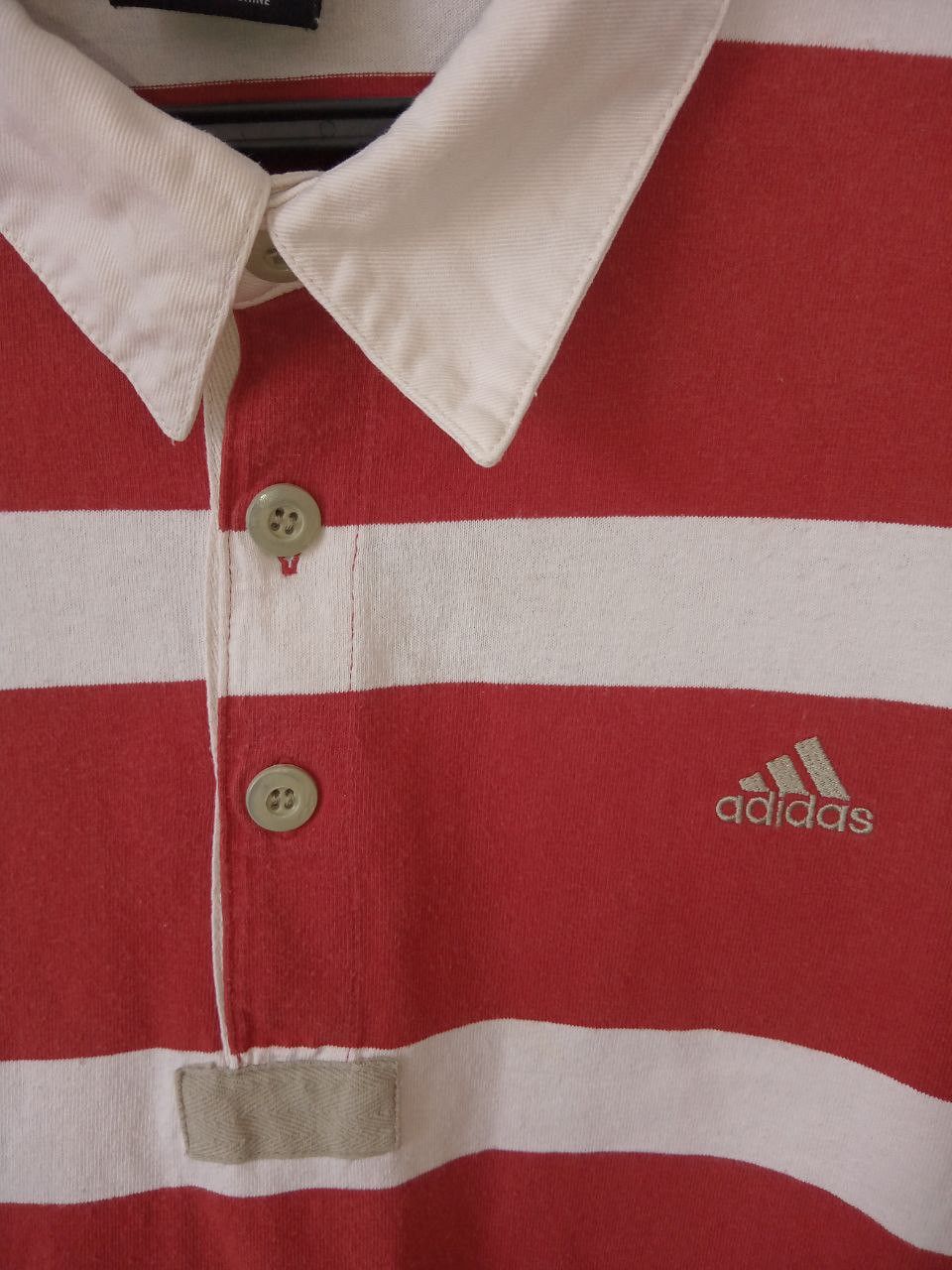 Adidas Adidas Rugby Polo Shirt Size US XL / EU 56 / 4 - 3 Thumbnail