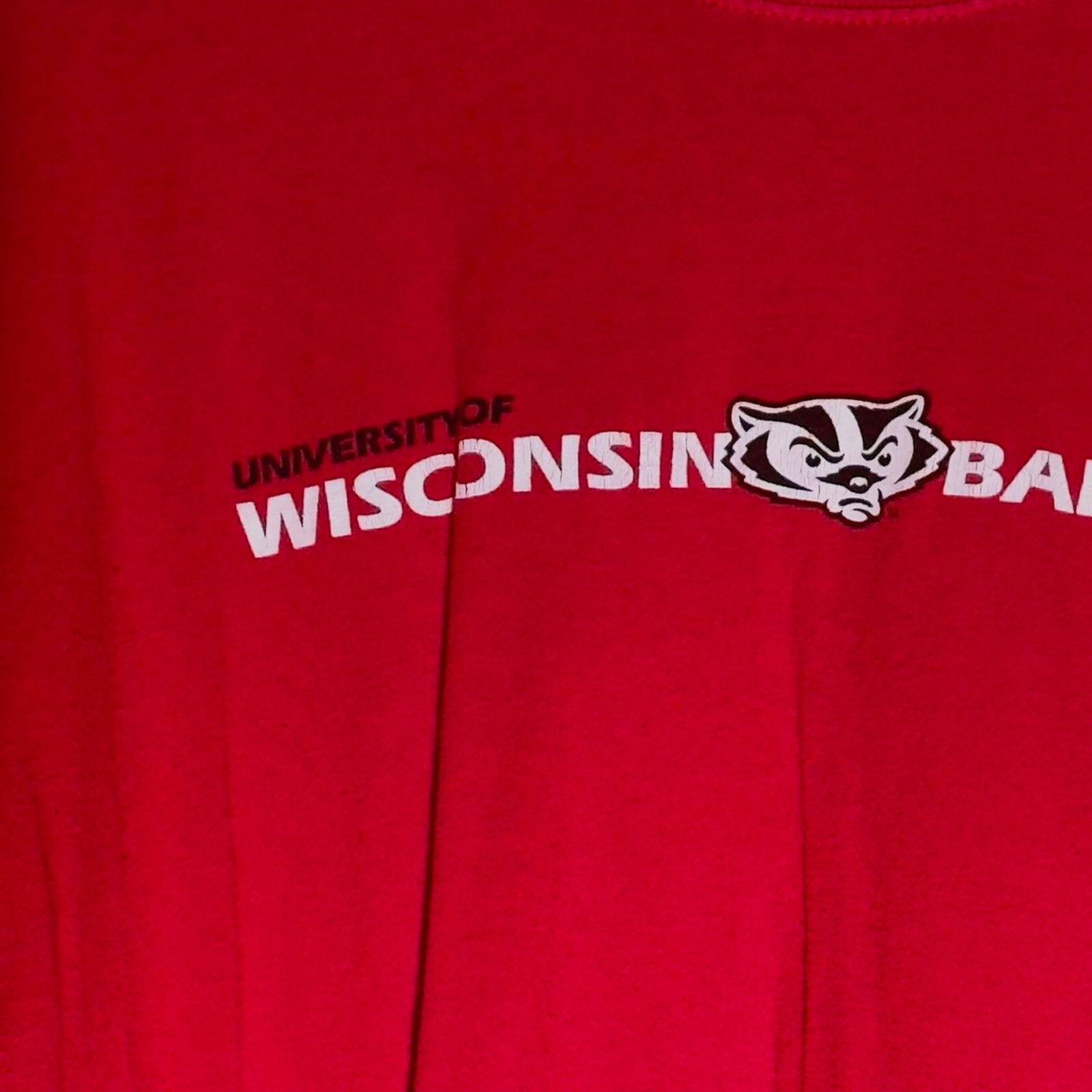 Vintage Vintage 90s wisconsin badgers tee Size US XL / EU 56 / 4 - 3 Thumbnail