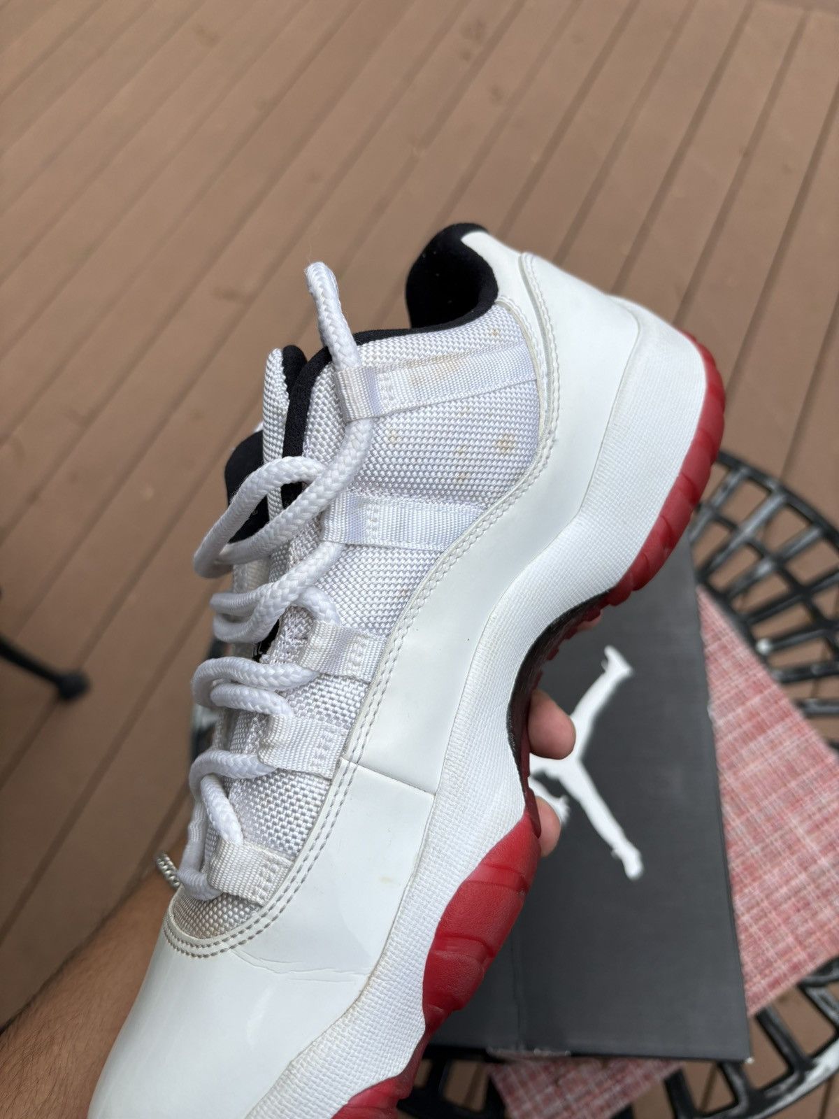 Jordan Brand × Nike Size 9 - Air Jordan 11 Retro Low Cherry Bottom Size US 9 / EU 42 - 8 Thumbnail
