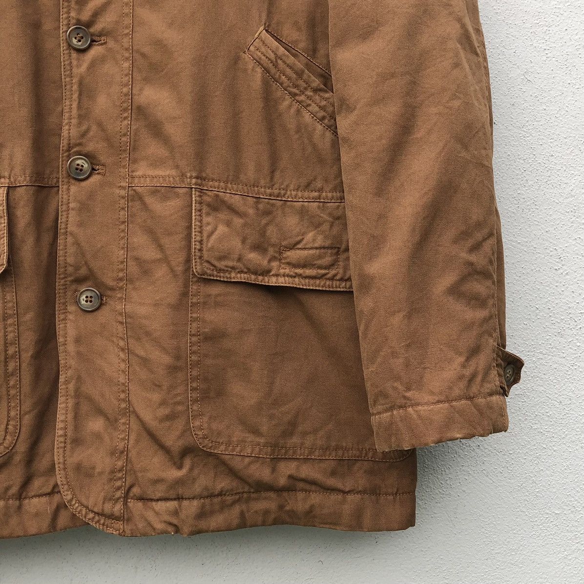Vintage Vintage Canvas Brown Button Up Collar Coduray Chore Jacket Size US L / EU 52-54 / 3 - 4 Thumbnail