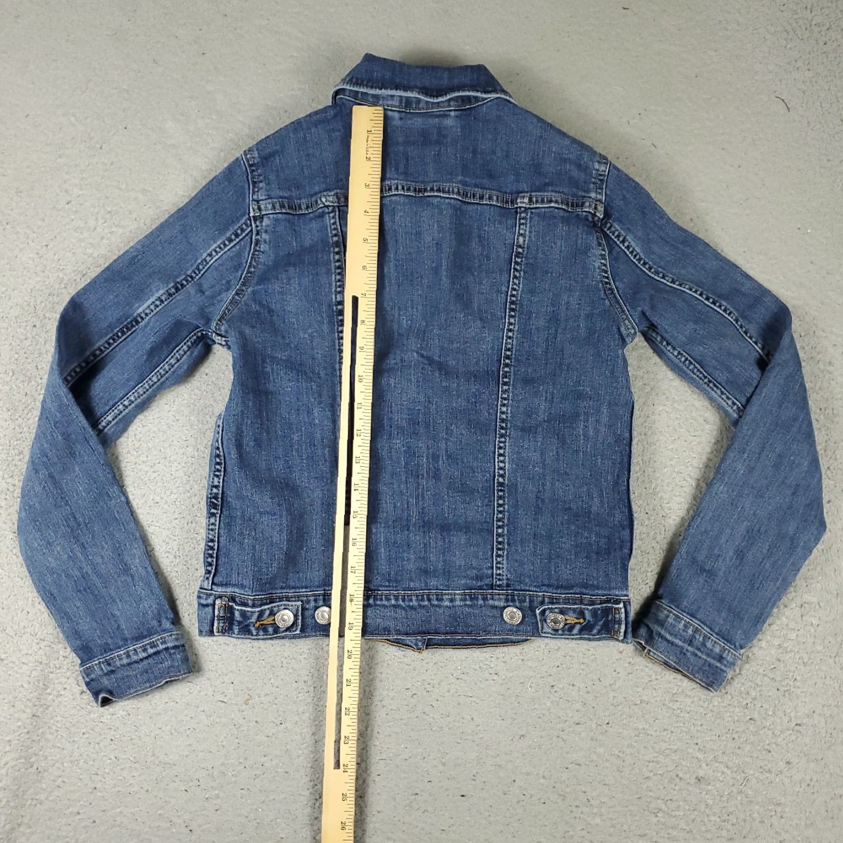 Levi's Levi's Women's Blue Denim Trucker Jacket Size S - Casual, All Seasons, Regular Fit Size 28" / US 6 / IT 42 - 5 Thumbnail