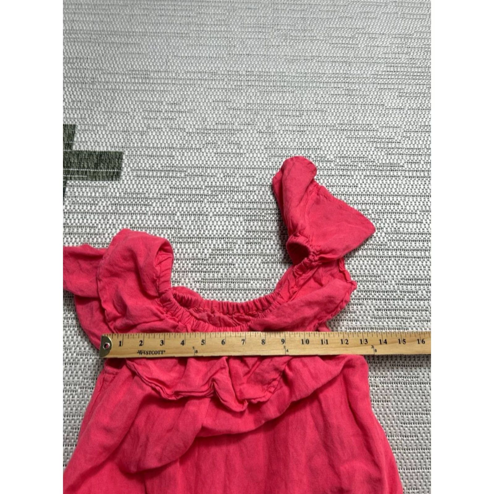 Tommy Bahama Tommy Bahama Dress Womens XS Pink Linen Blend Sleeveless Boat Neck A-Line Casual Beach Size XS / US 0-2 / IT 36-38 - 5 Thumbnail
