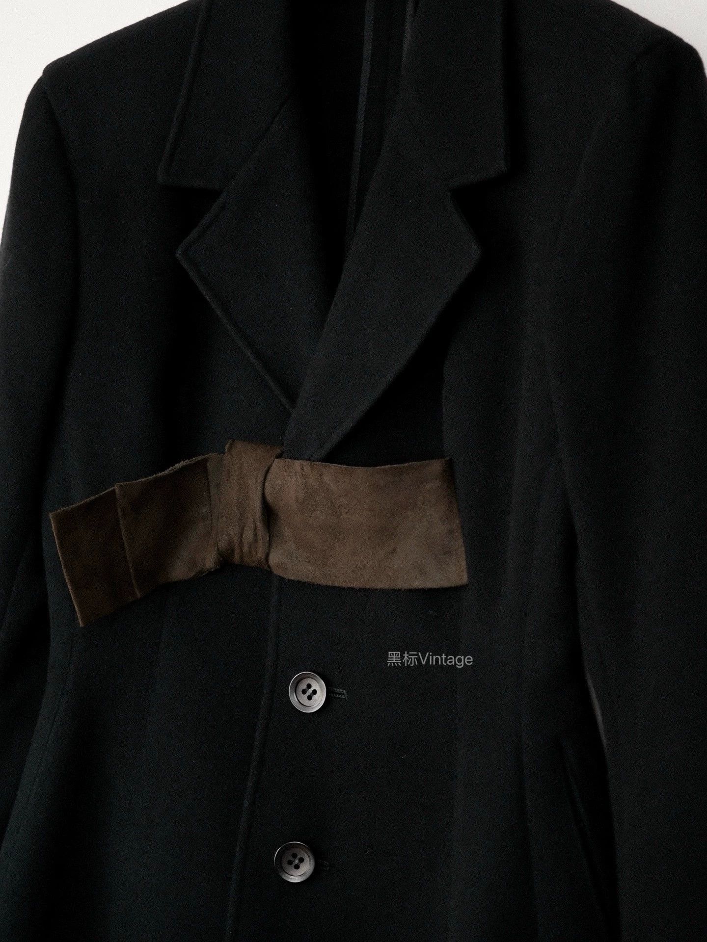 Yohji Yamamoto Yohji Yamamoto 88AW Maru Monji Asymmetric Jacket Size S / US 4 / IT 40 - 6 Thumbnail