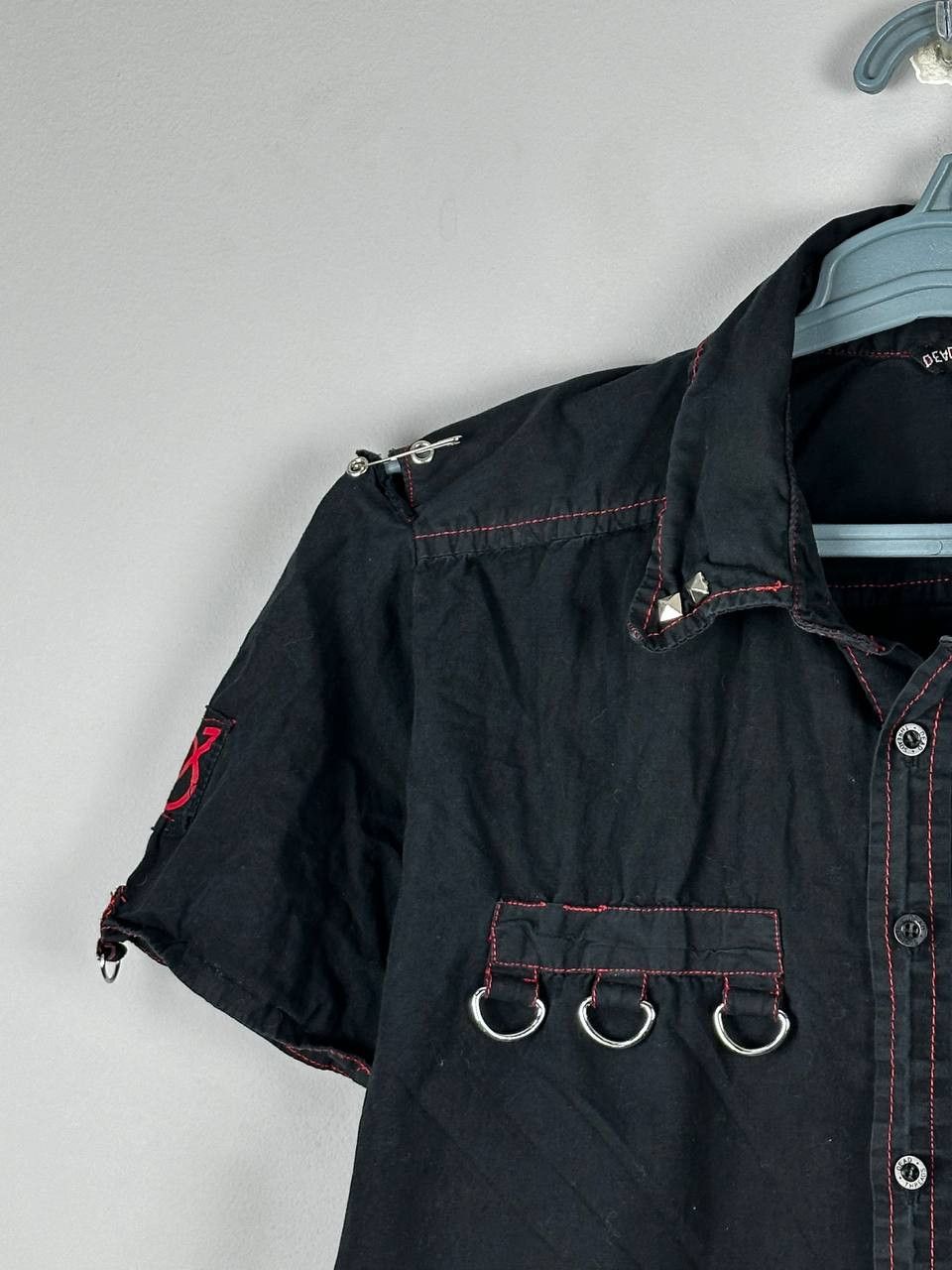 Japanese Brand Gothic Grunge Anarchy Punk Short Sleeve Shirt Size US M / EU 48-50 / 2 - 4 Thumbnail