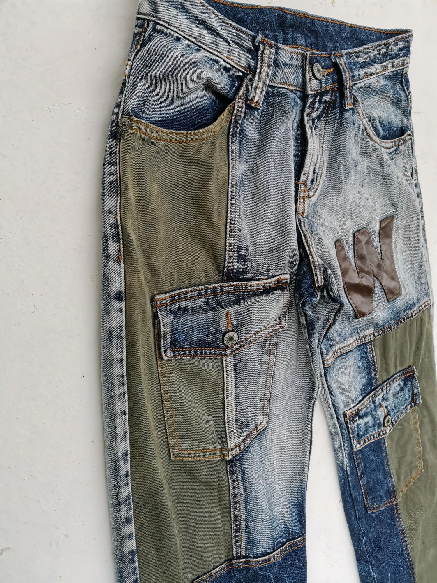 Japanese Brand Rare!!! Guwawa Jeans Tactical Cargo Multipocket Pants Size US 28 / EU 44 - 6 Thumbnail