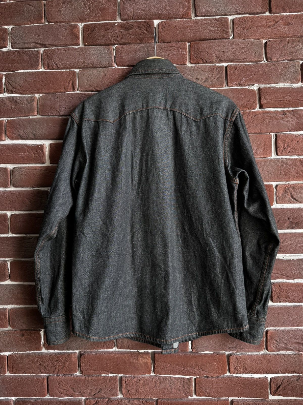 JUN MEN Rare Vintage Jun Men Japanese Designer Denim Button Shirt Size US M / EU 48-50 / 2 - 2 Thumbnail
