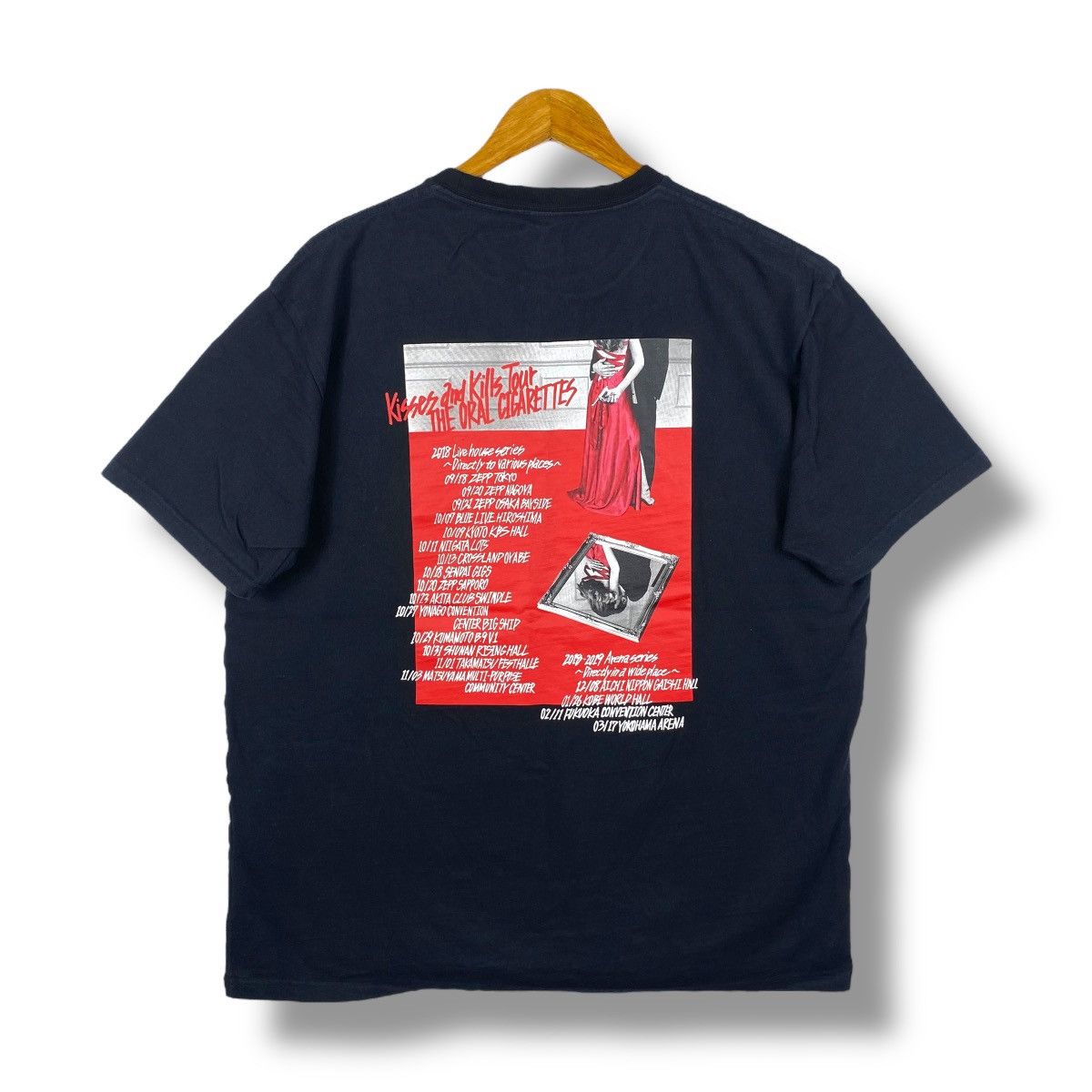 Band Tees Japanese Band THE ORAL CIGARETTES Kisses And Kill Tour Tee Size US L / EU 52-54 / 3 - 1 Thumbnail