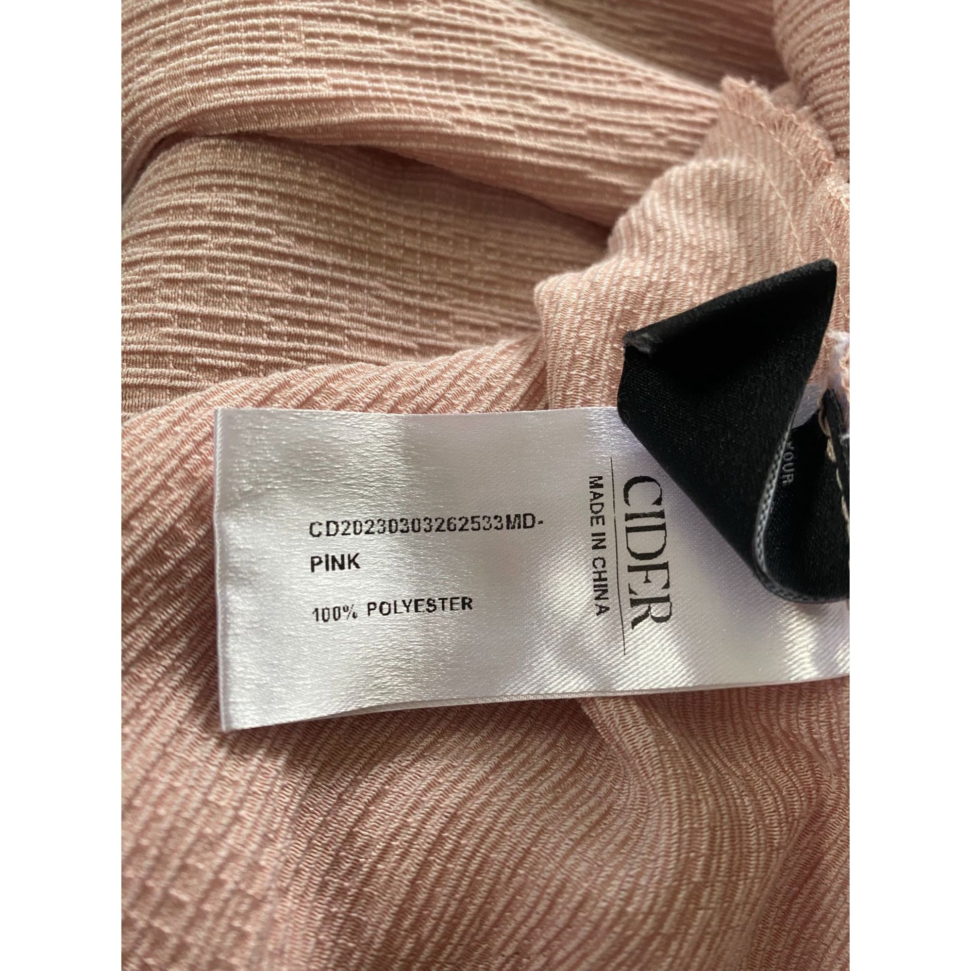 Cider Strapless Pink Tiered Mini Dress By Cider XS Lightweight Tex Size XS / US 0-2 / IT 36-38 - 4 Thumbnail