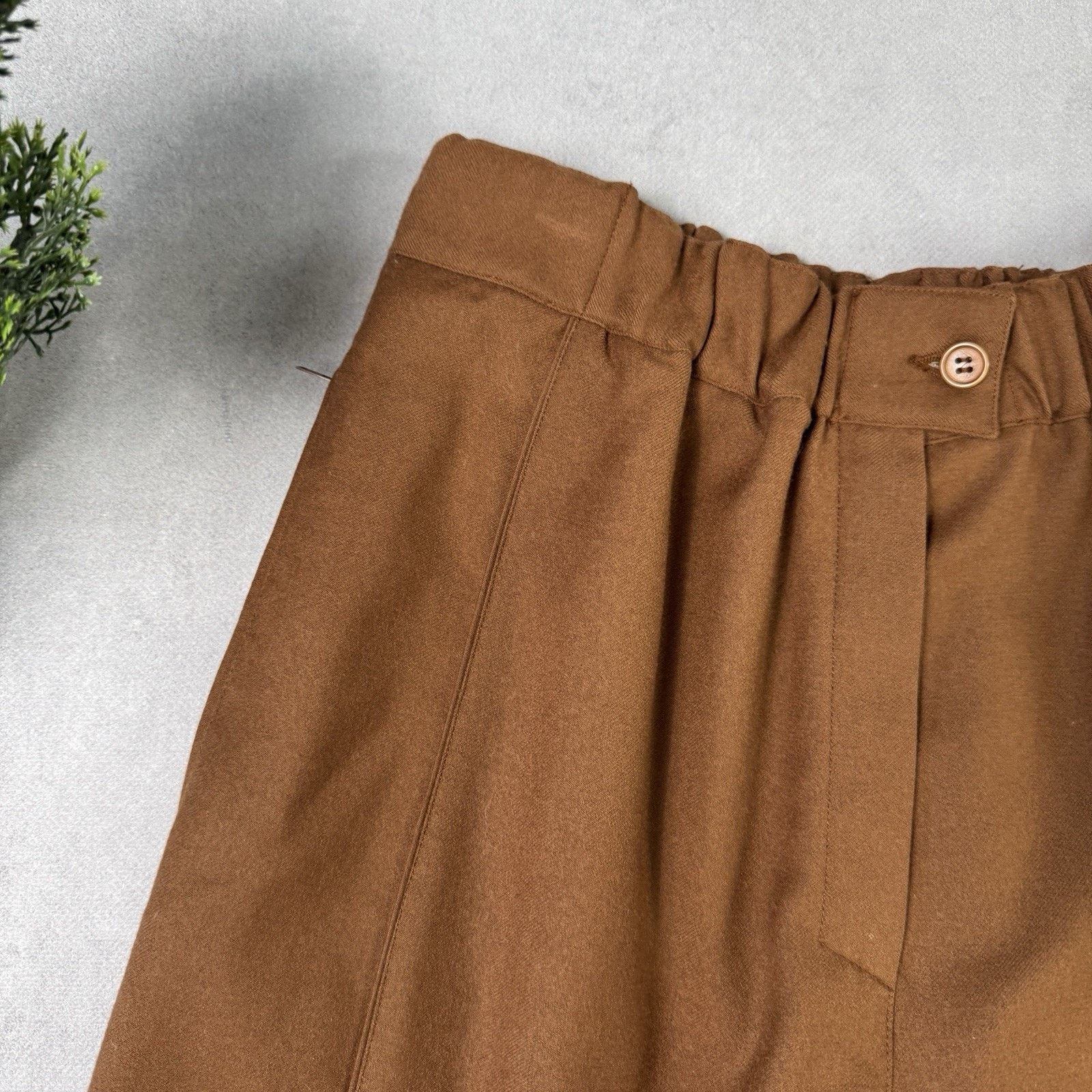 Christian Dior Monsieur Vintage Christian Dior Women Trousers Size 46 Brown Wool Size 32" / US 10 / IT 46 - 2 Thumbnail