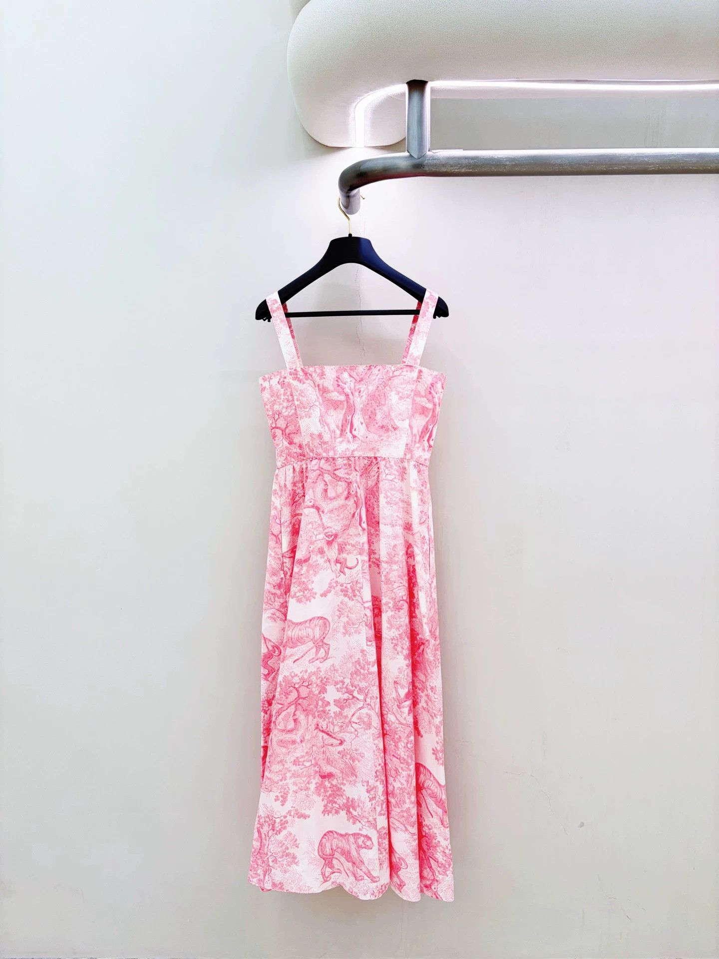 Dior Dior Women's Pink Zoo 99 New Dress 36 Size XS / US 0-2 / IT 36-38 - 2 Thumbnail