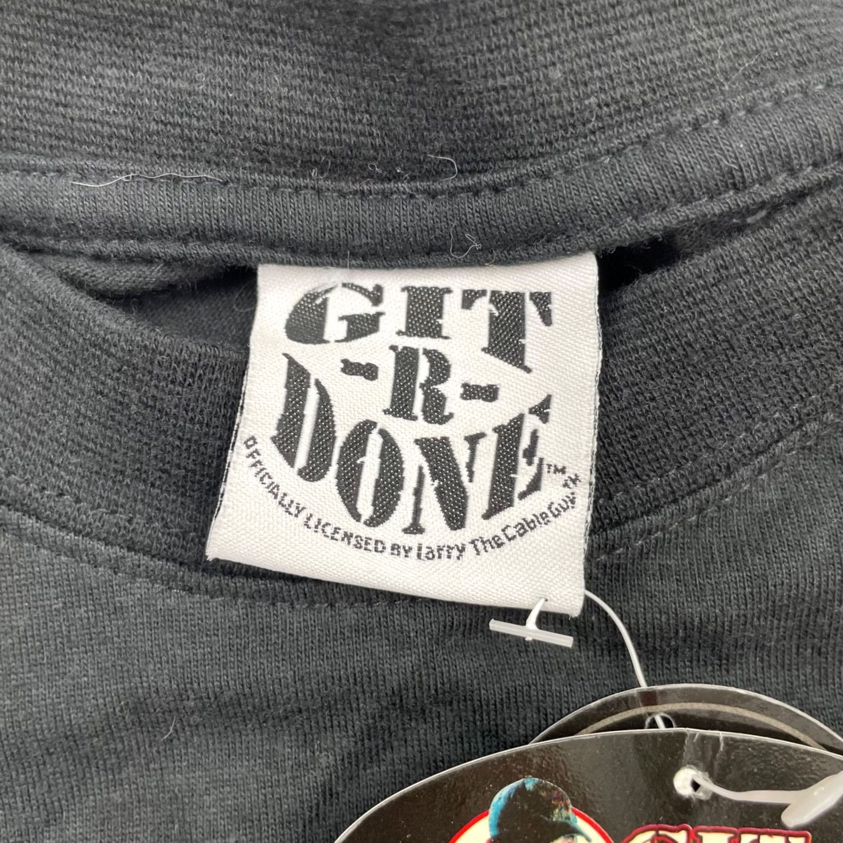Doublet Git-R-Done T-Shirt Black S/S Short Sleeve Crew Neck 100% Cotton Double-Sided Graphic Tee Men L Mens Size US L / EU 52-54 / 3 - 2 Thumbnail