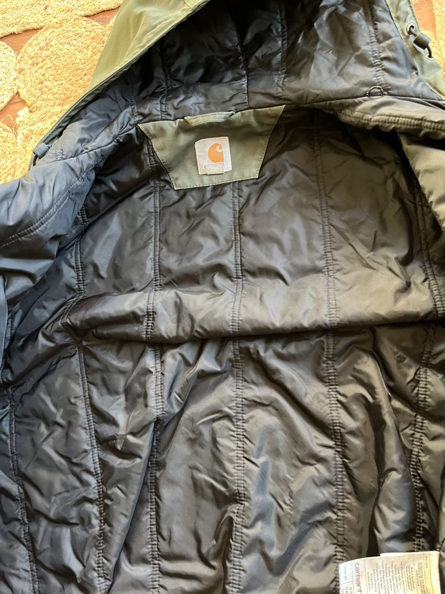 1620 Workwear × Carhartt × Vintage Green Carhartt Active Jacket work wear carpenter heavy duty Size US XL / EU 56 / 4 - 10 Thumbnail