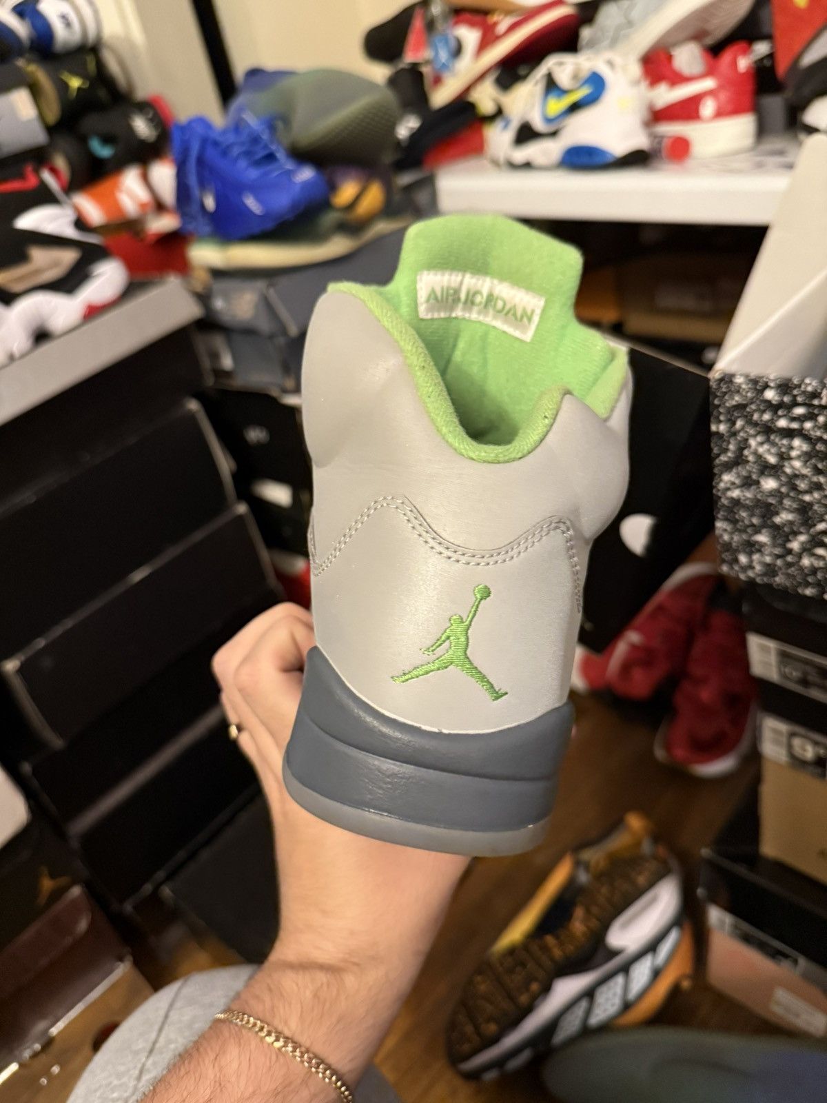 Jordan Brand Jordan 5 retro green bean size 10.5 Size US 10.5 / EU 43-44 - 4 Thumbnail