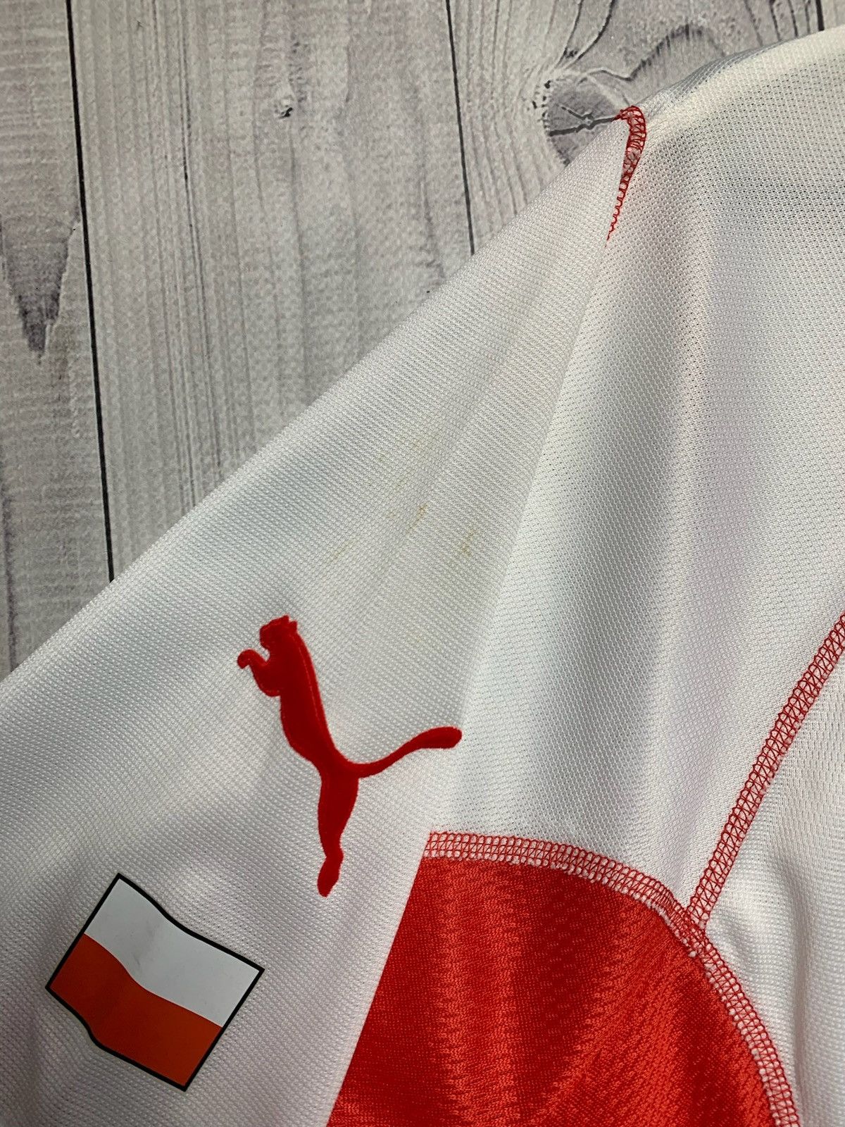 Vintage Vintage puma polish Polska soccer jersey size M rare Size US M / EU 48-50 / 2 - 3 Thumbnail
