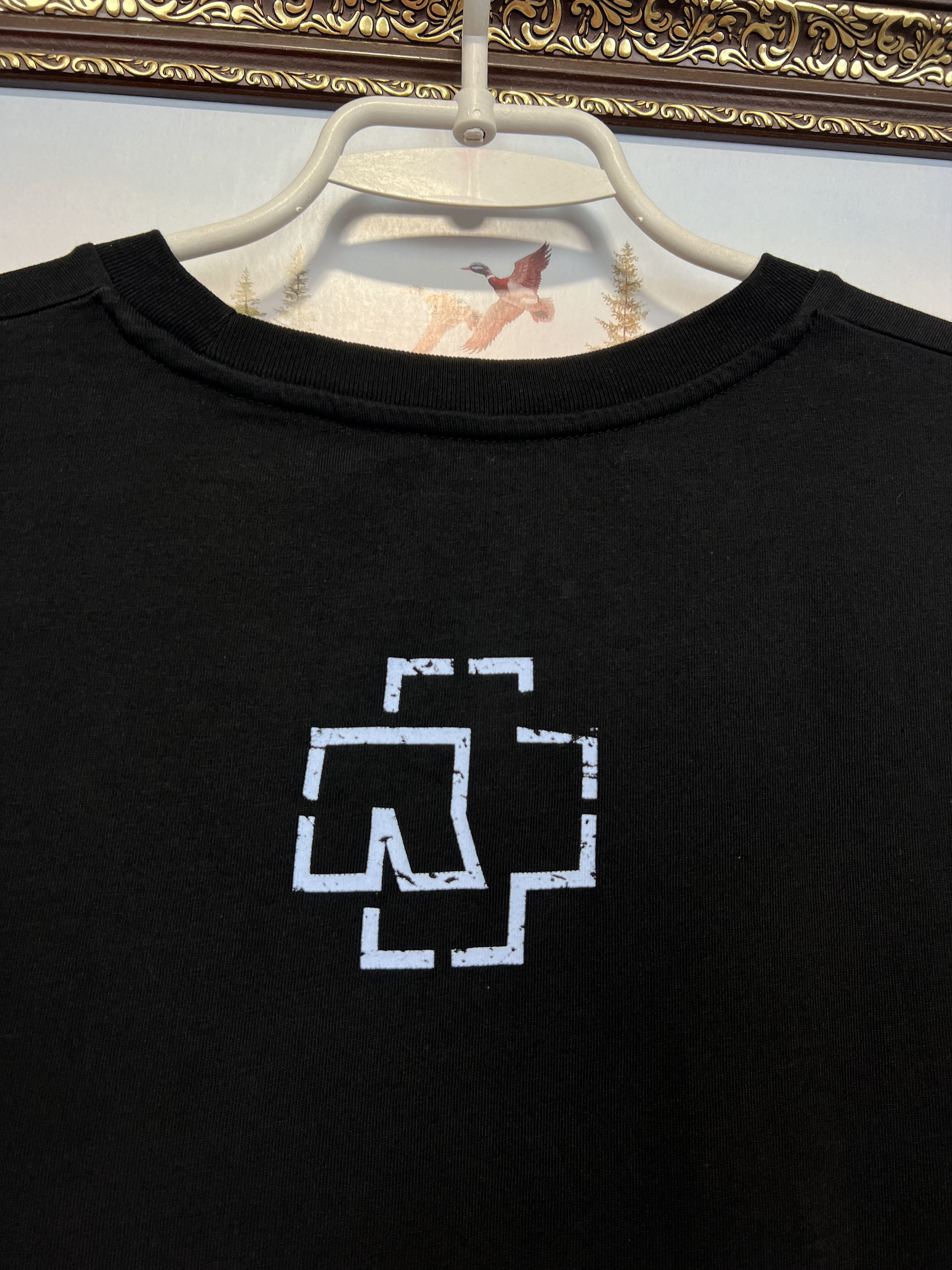 Vintage Rammstein Rosenrot Band Shirt Over Print Tee Rare Jersey Size US XL / EU 56 / 4 - 9 Thumbnail