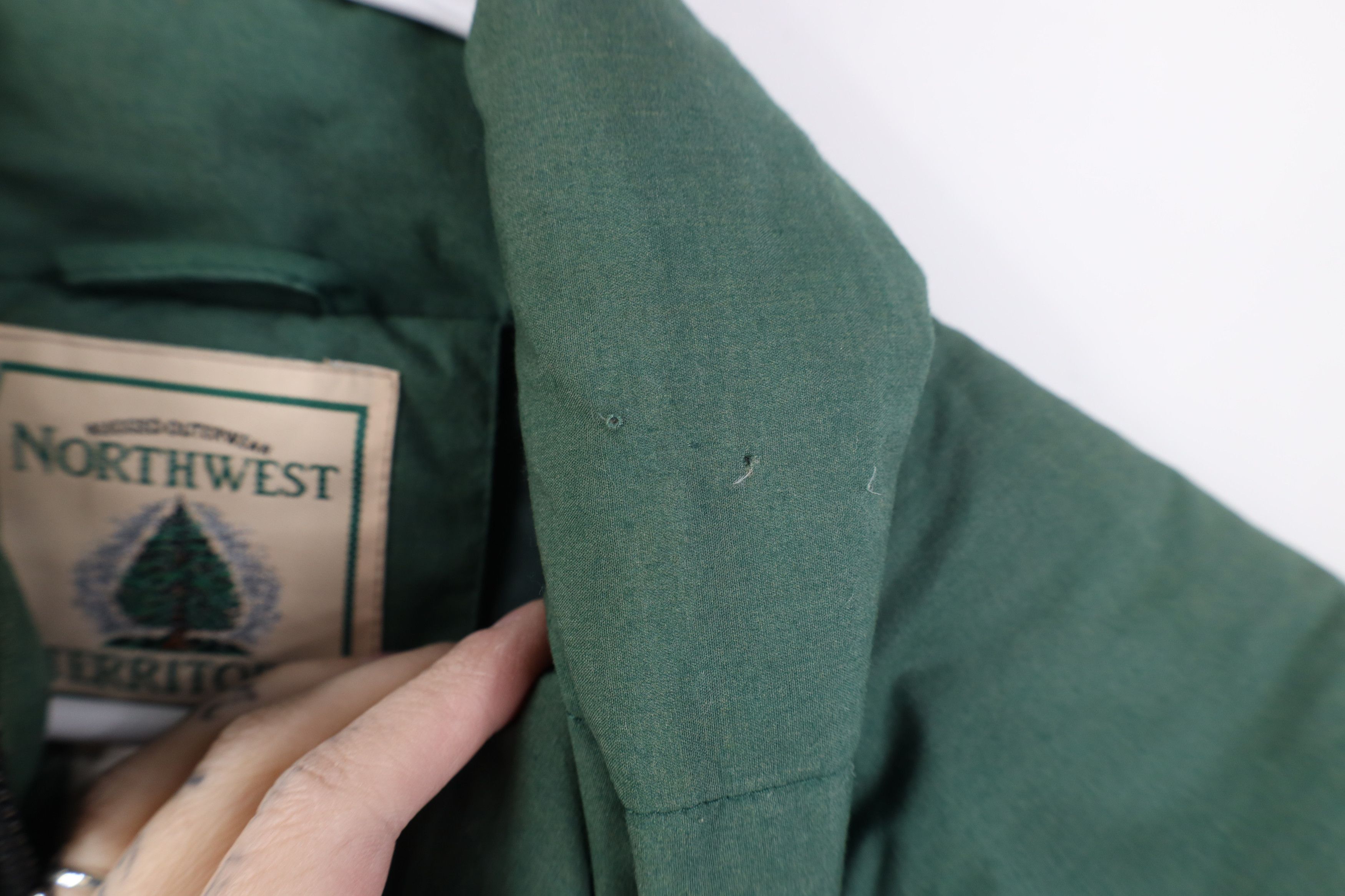 Vintage Vintage 90s Streetwear Duck Down Puffer Vest Jacket Green Size US M / EU 48-50 / 2 - 4 Thumbnail